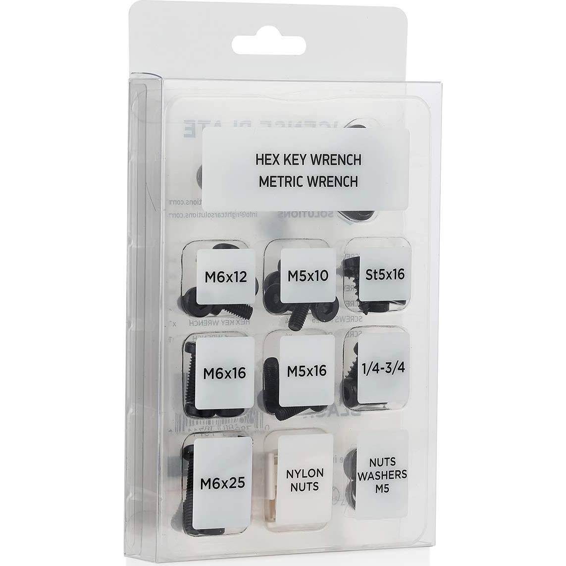 Kit de Tornillos Antirrobo Rightcar Solutions - Acero Inoxidable Negro