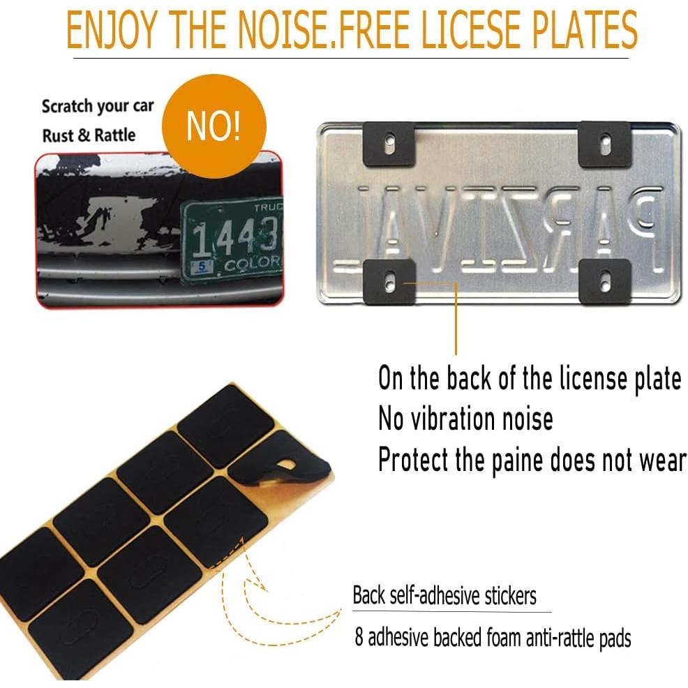 Tornillos Antirrobo HAOBO para Placas de Matrícula Acero Inoxidable