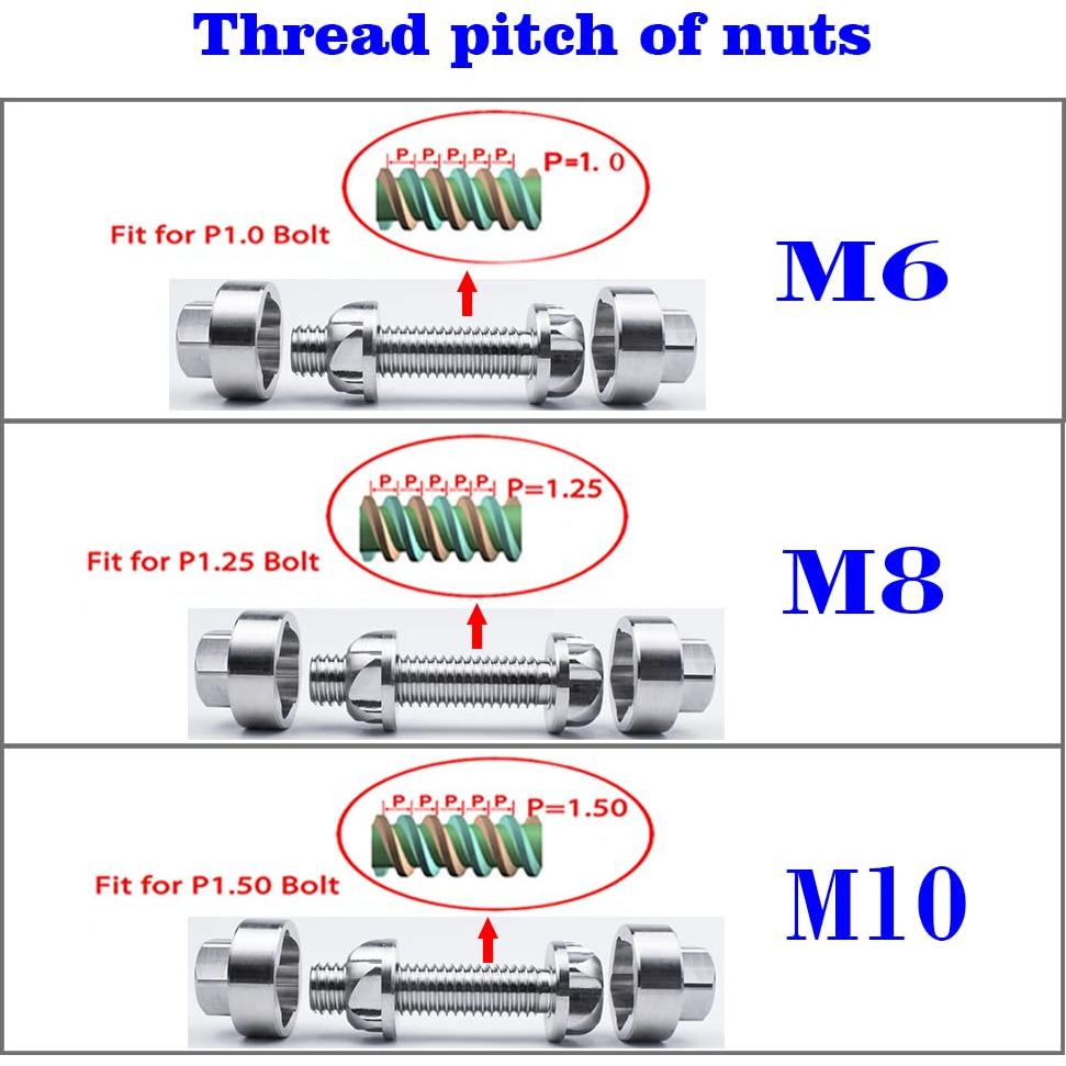 Tornillos de Seguridad M8 VOSANTU Acero Inoxidable 20mm Antirrobo