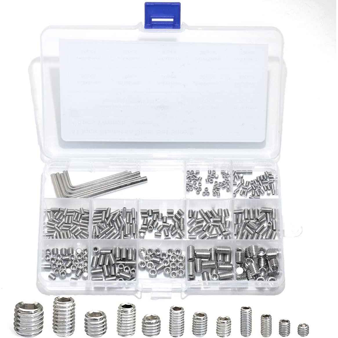 Kit de Tornillos Allen EilxMag 830pcs Acero Inoxidable M3-M8
