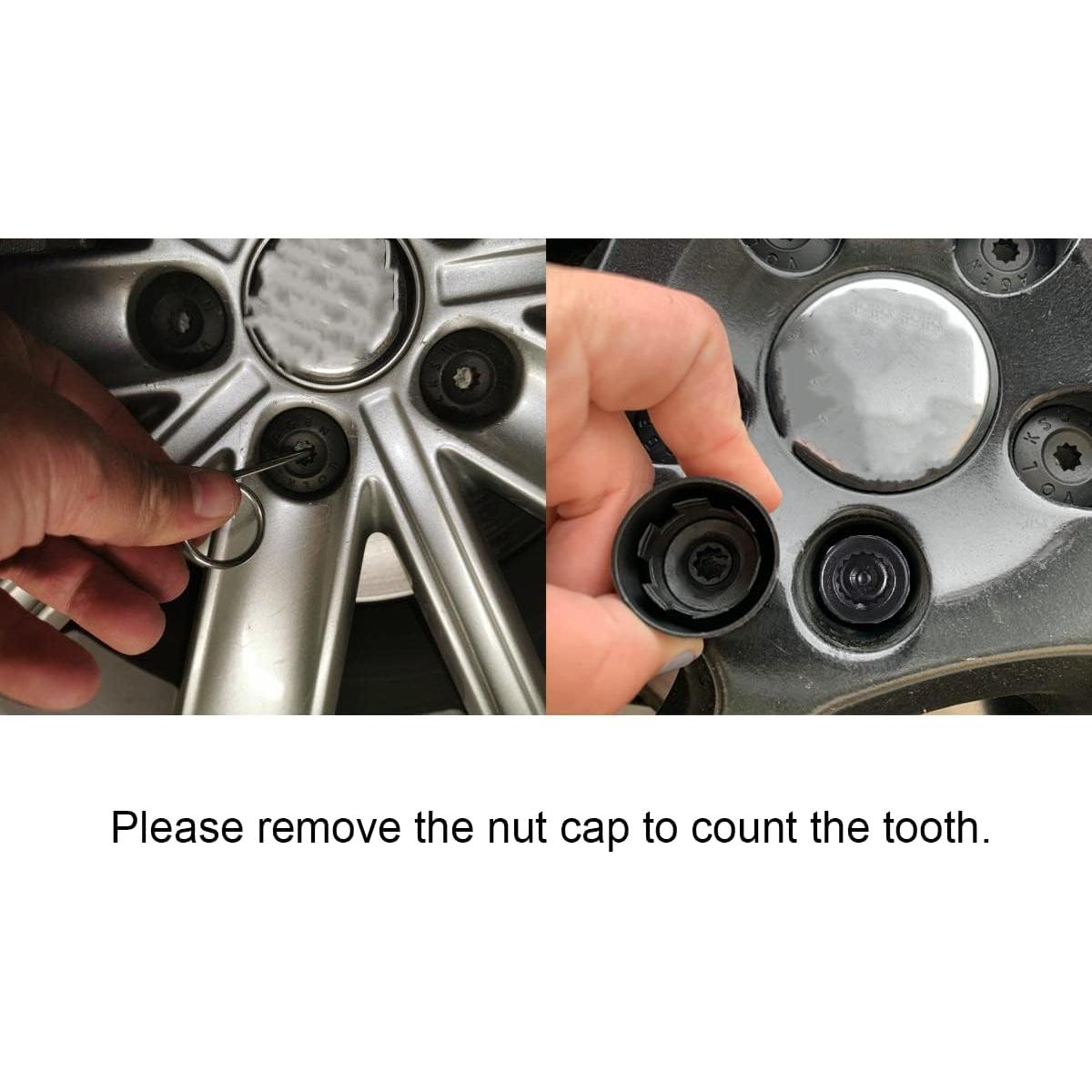 Llave de bloqueo de rueda DIPMOTOR 57mm acero cromado