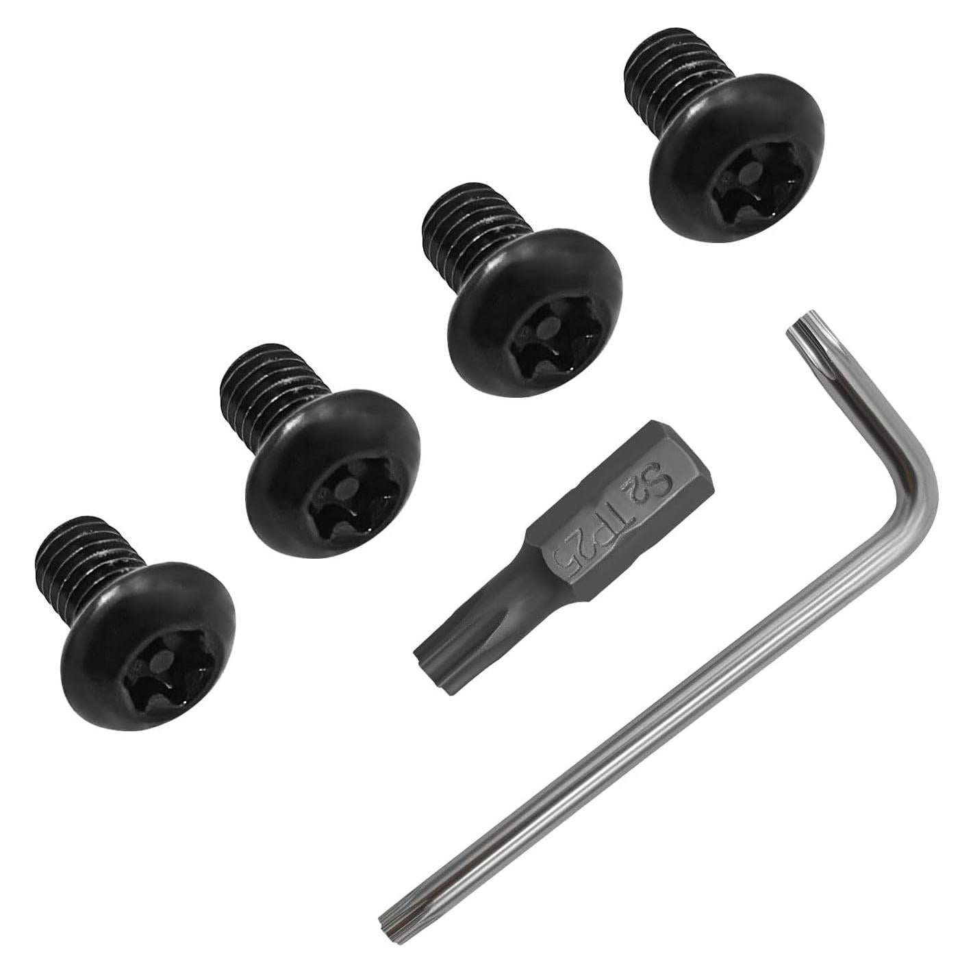 Juego de Tornillos Antirrobo Augeny M5 de Acero Inoxidable 0.8x8mm