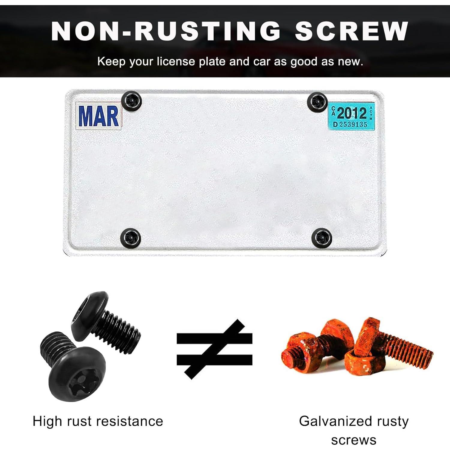 Juego de Tornillos Antirrobo Augeny M5 de Acero Inoxidable 0.8x8mm