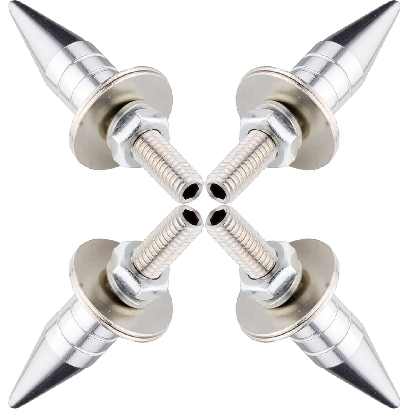 Tornillos Antirrobo para Placa de Matrícula Temzzer 4 Pcs