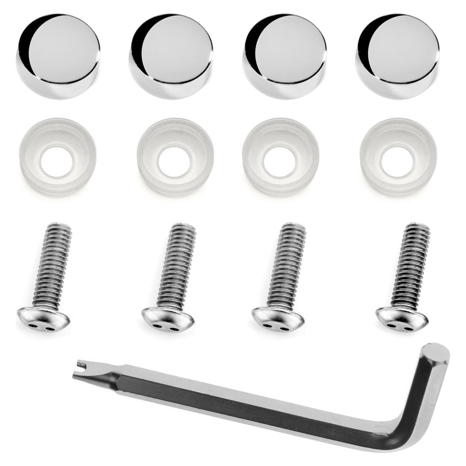 Marco de Placa de Licencia Acero Inoxidable LFPartS M6x20mm