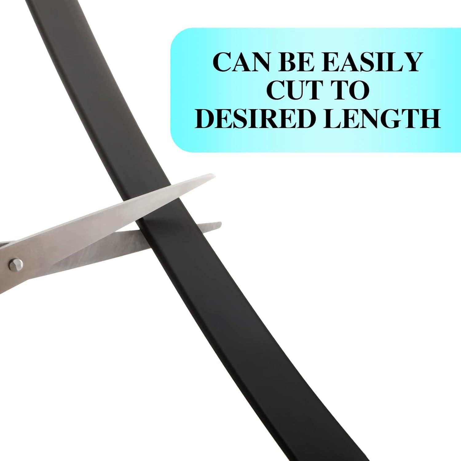 Sello Inferior de Puerta de Ducha Tondiamo 72 Pulgadas Negro