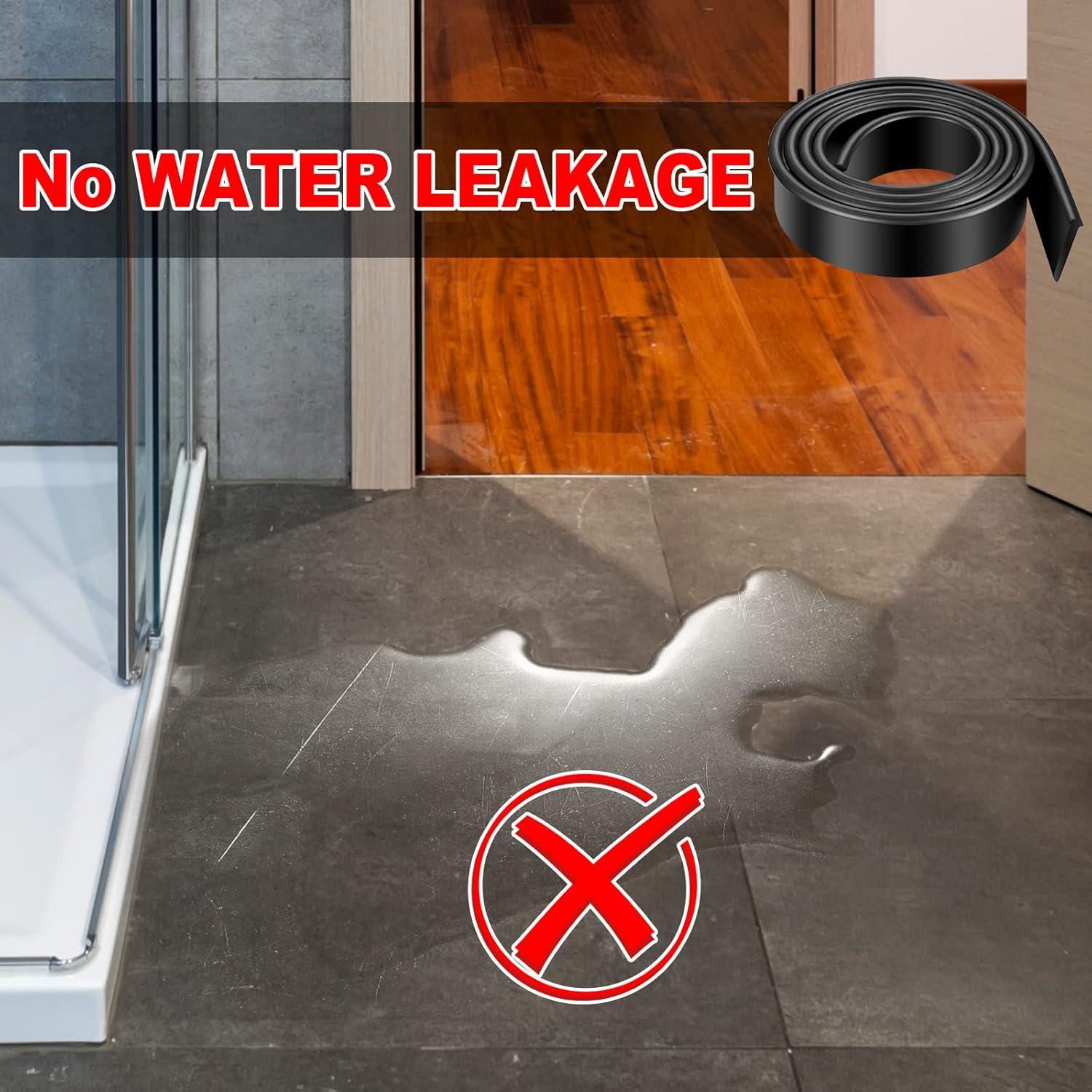 Sello Inferior de Puerta de Ducha Tondiamo 72 Pulgadas Negro