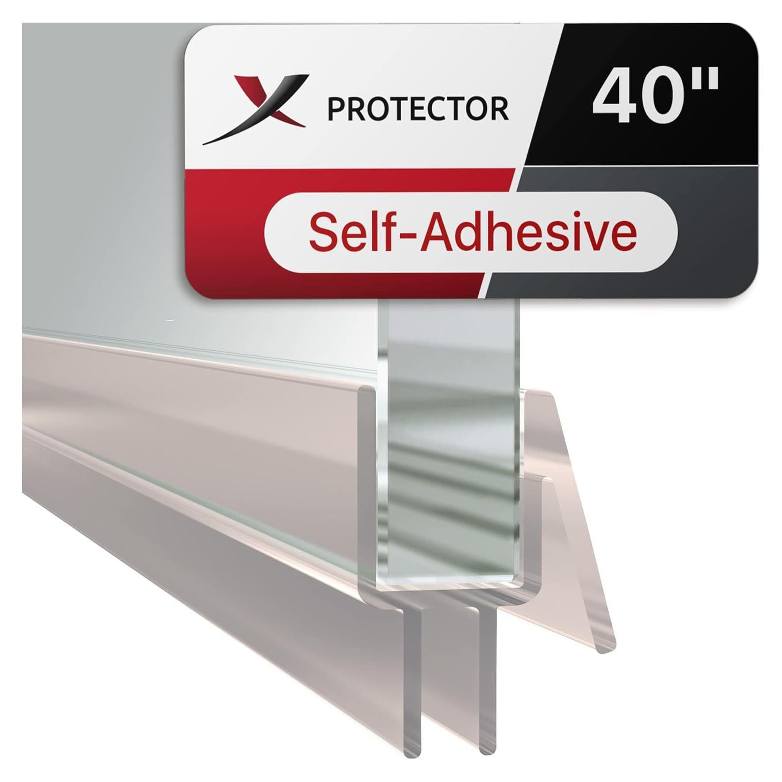 Sello Inferior para Puerta de Ducha X-Protector 40" (101.6 cm) Silicona
