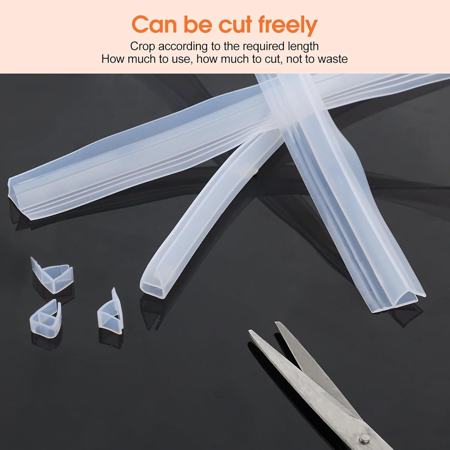 Tira de Sello para Puerta de Ducha Soezy 3m Silicona 6mm