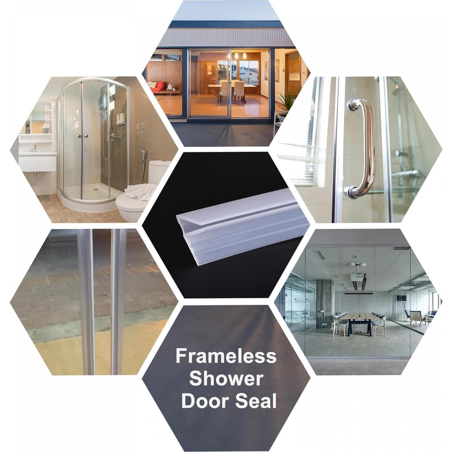 Tira de Sello para Puerta de Ducha Soezy 3m Silicona 6mm