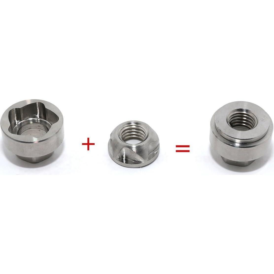 Tuercas de Bloqueo Antirrobo Lightronic M10 Acero Inoxidable