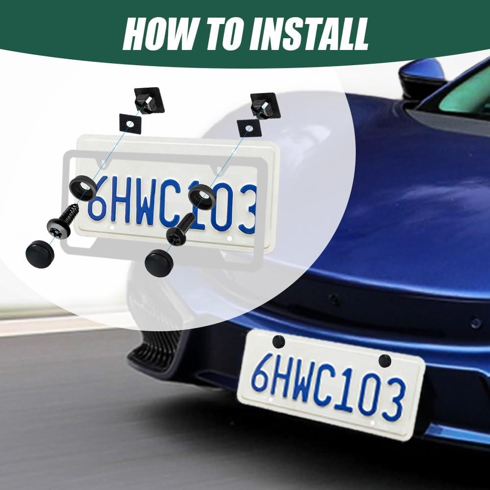 Kits de Tornillos Antirrobo para Placas de Licencia Middrivr