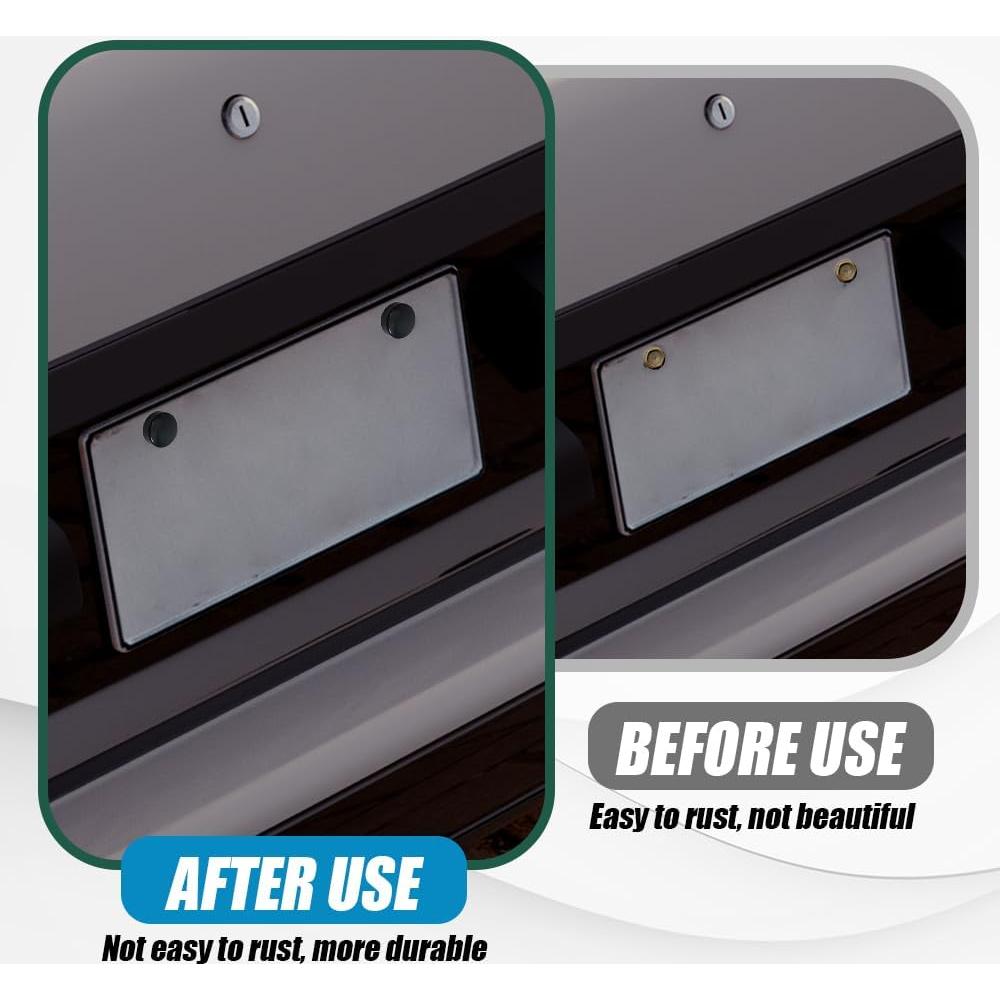 Kits de Tornillos Antirrobo para Placas de Licencia Middrivr