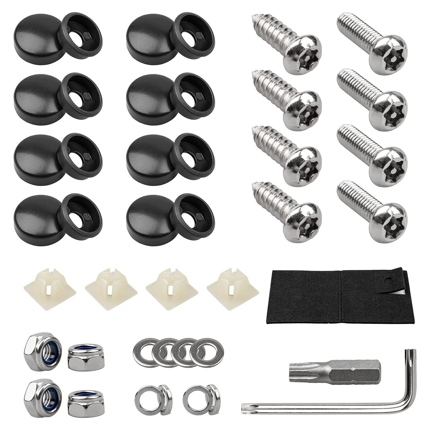 Kits de Tornillos Antirrobo Weico M6 para Placas de Matrícula