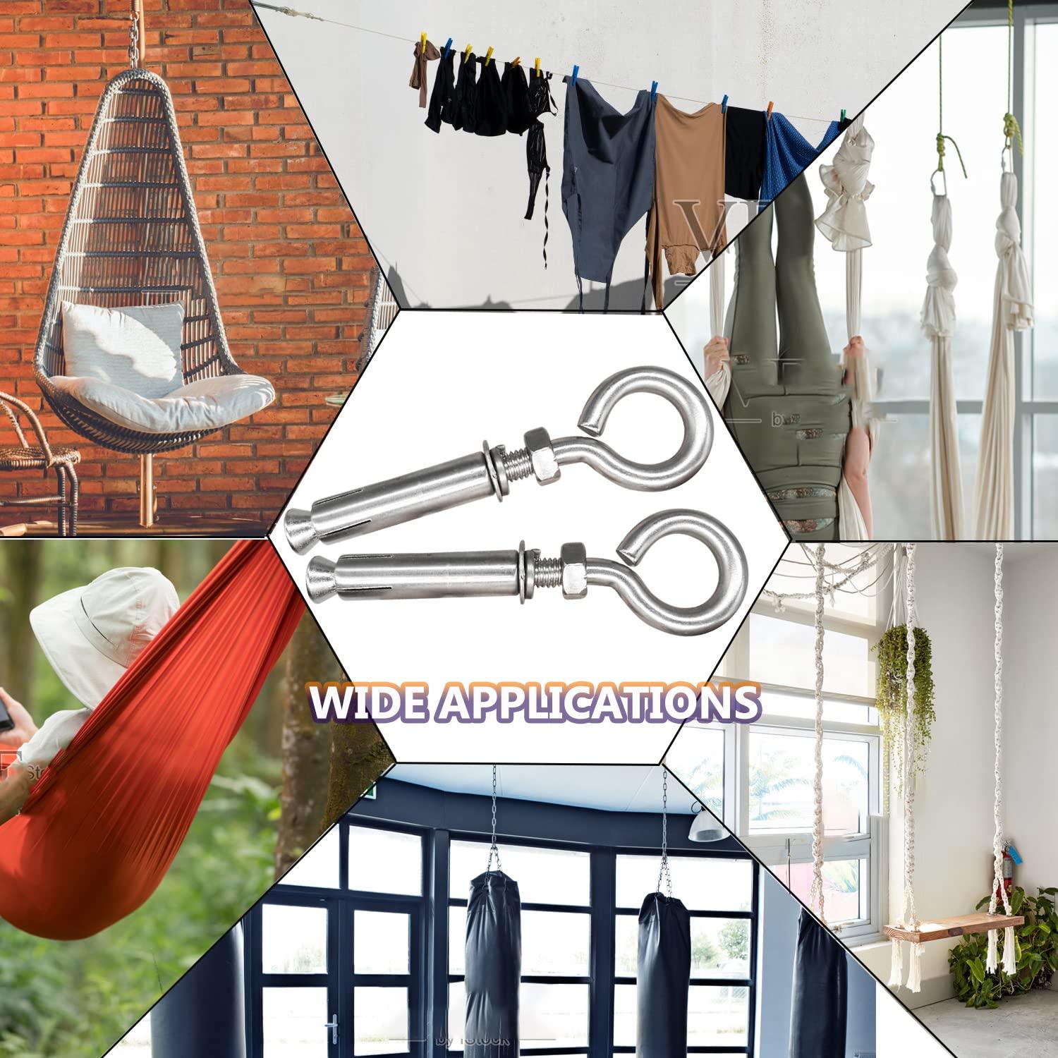 Anclajes de Pared de Concreto CUKAYO M8 106mm Acero Inoxidable