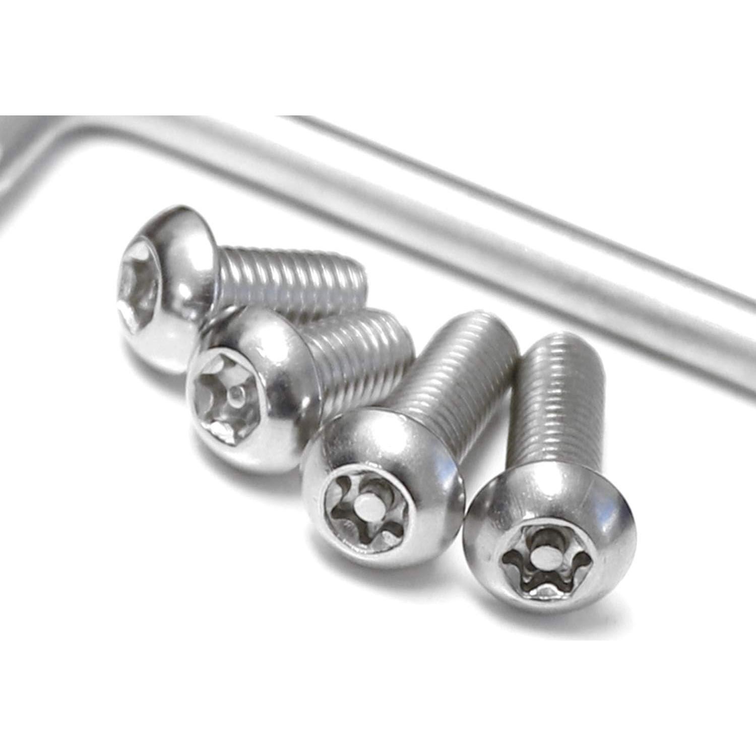 Juego de Tornillos Antirrobo M8 iJDMTOY Acero Inoxidable LED