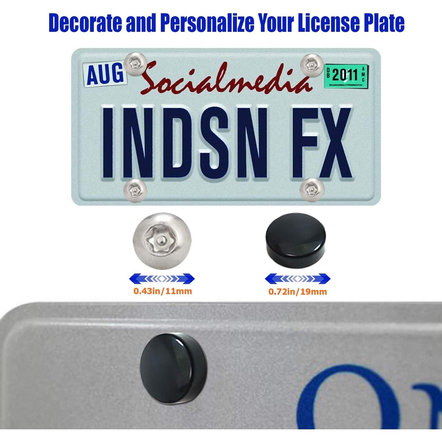 Tornillos Antirrobo para Placas de Matrícula PRUST M6 6mm