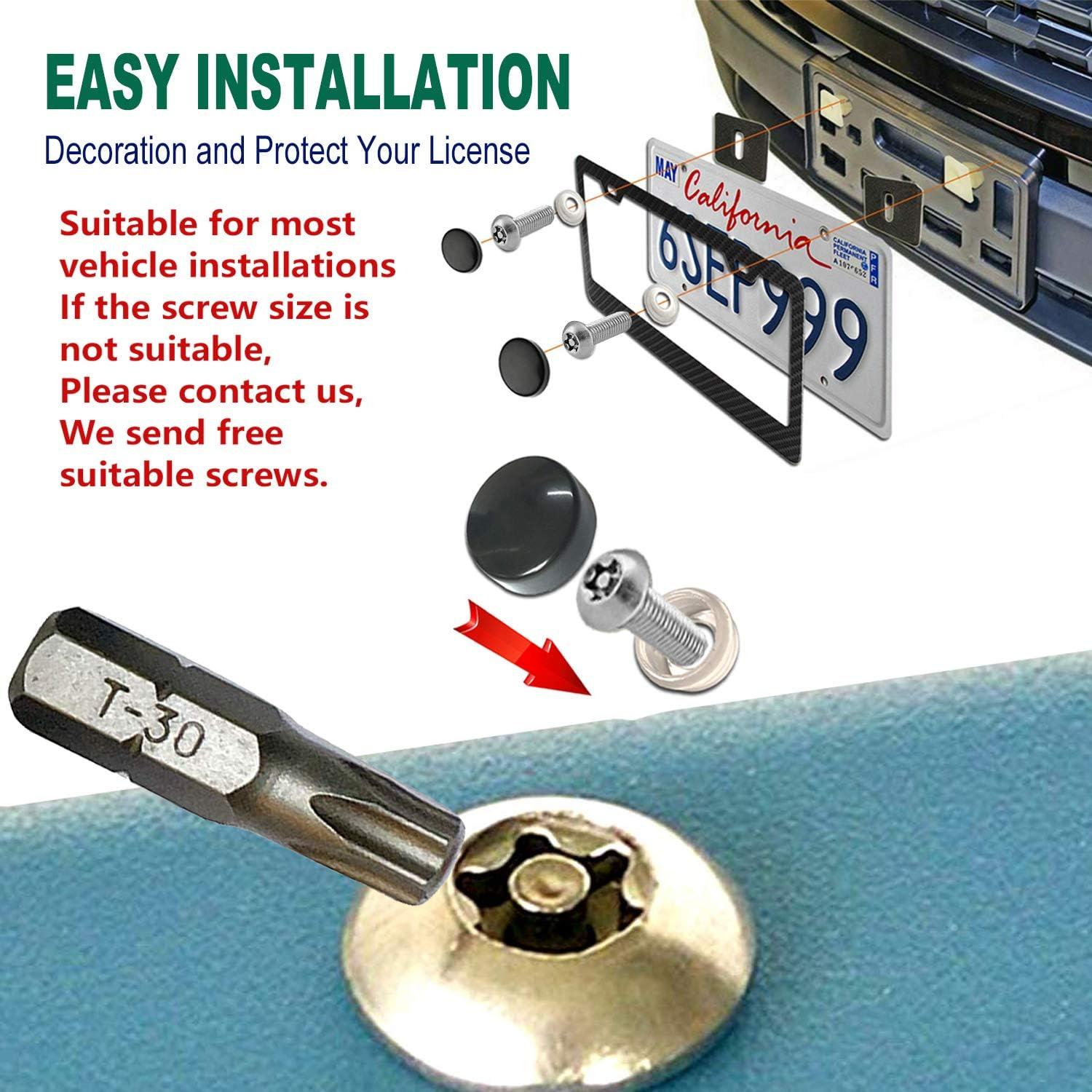 Tornillos Antirrobo para Placas de Matrícula PRUST M6 6mm