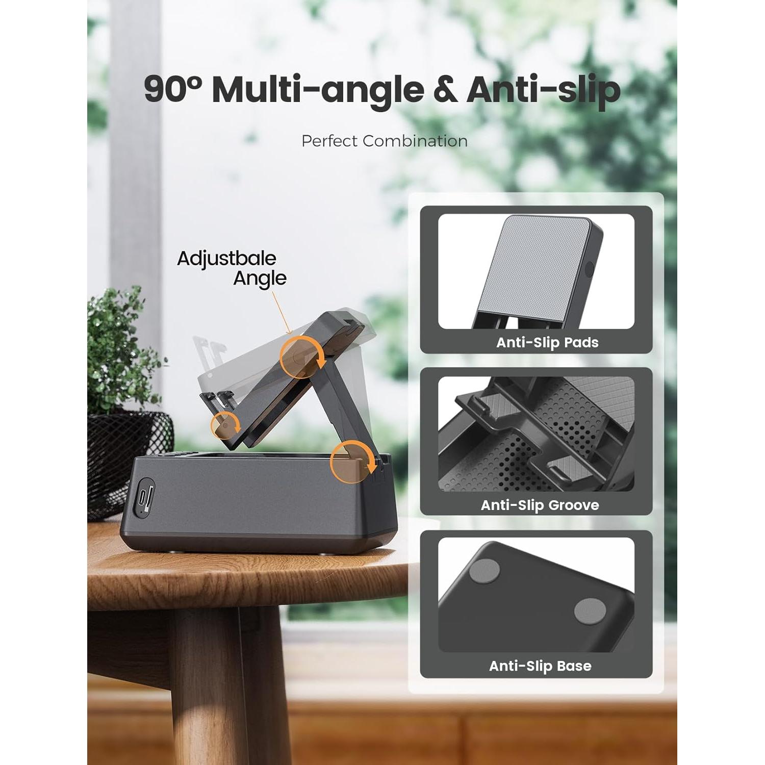 Altavoz Bluetooth CHIFENCHY Brazo Mágico con Soporte