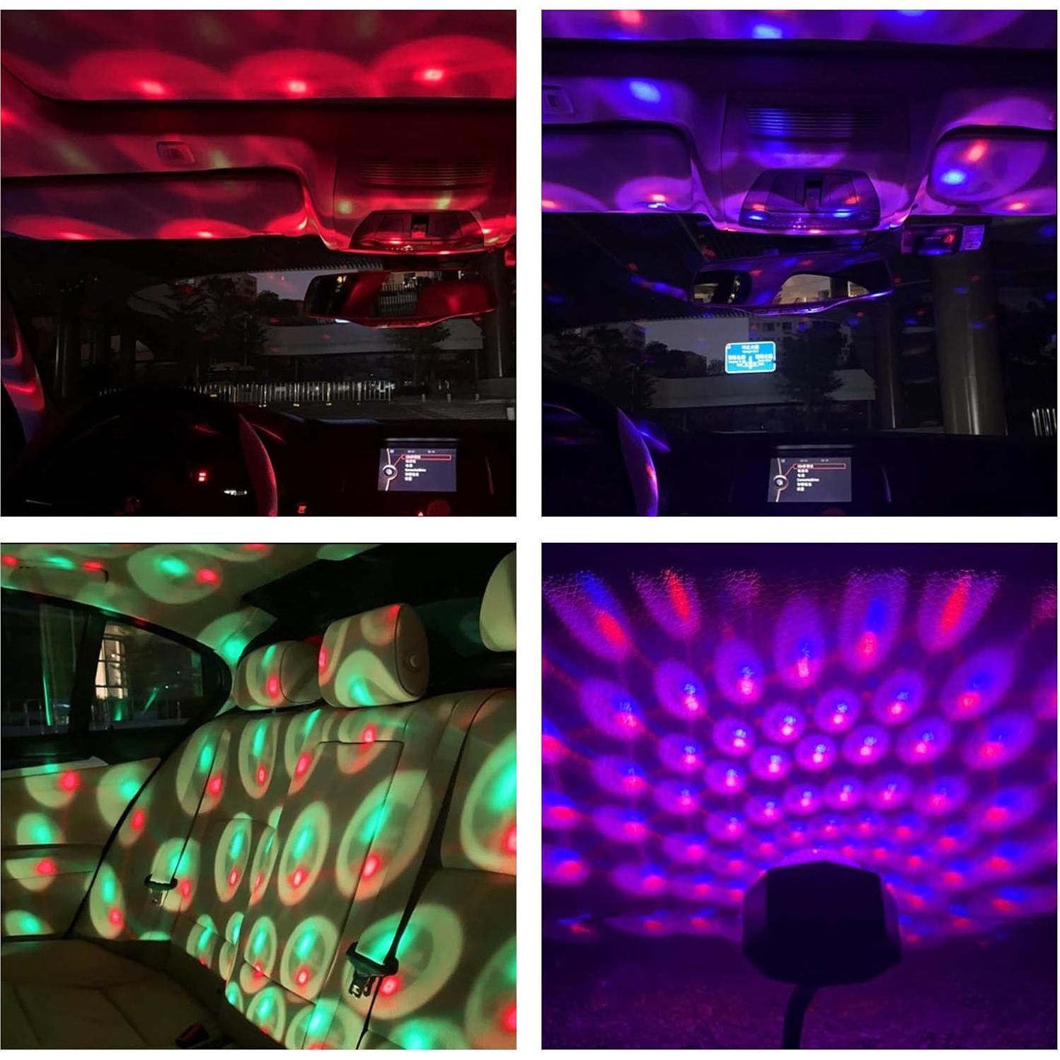 Proyector de Luz Nocturna Estrella USB Dickno, 7 Colores Ajustables