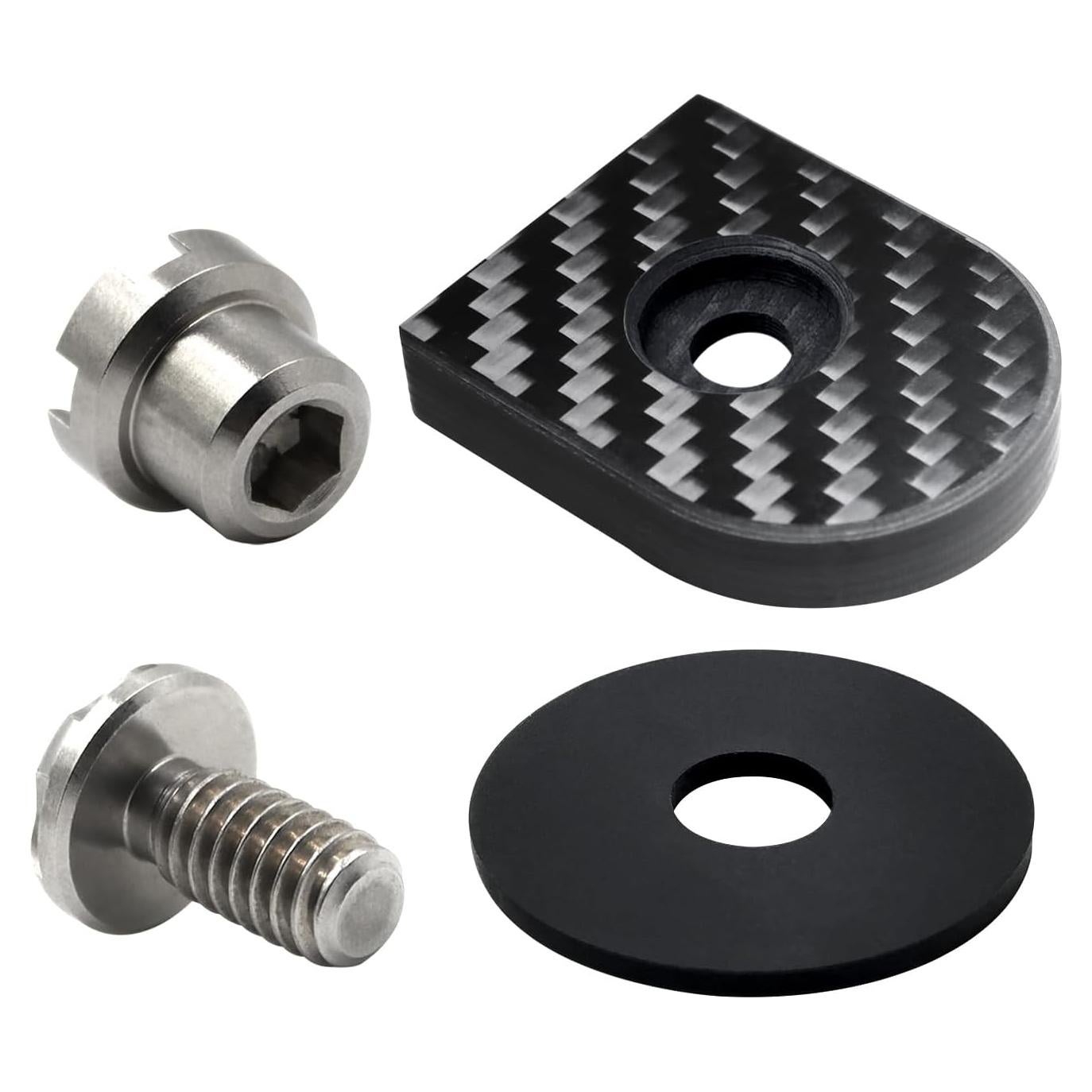 Tornillos de Asiento de Seguridad Unrestricted Walk - Antirrobo de Acero Inoxidable con Fibra de Carbono