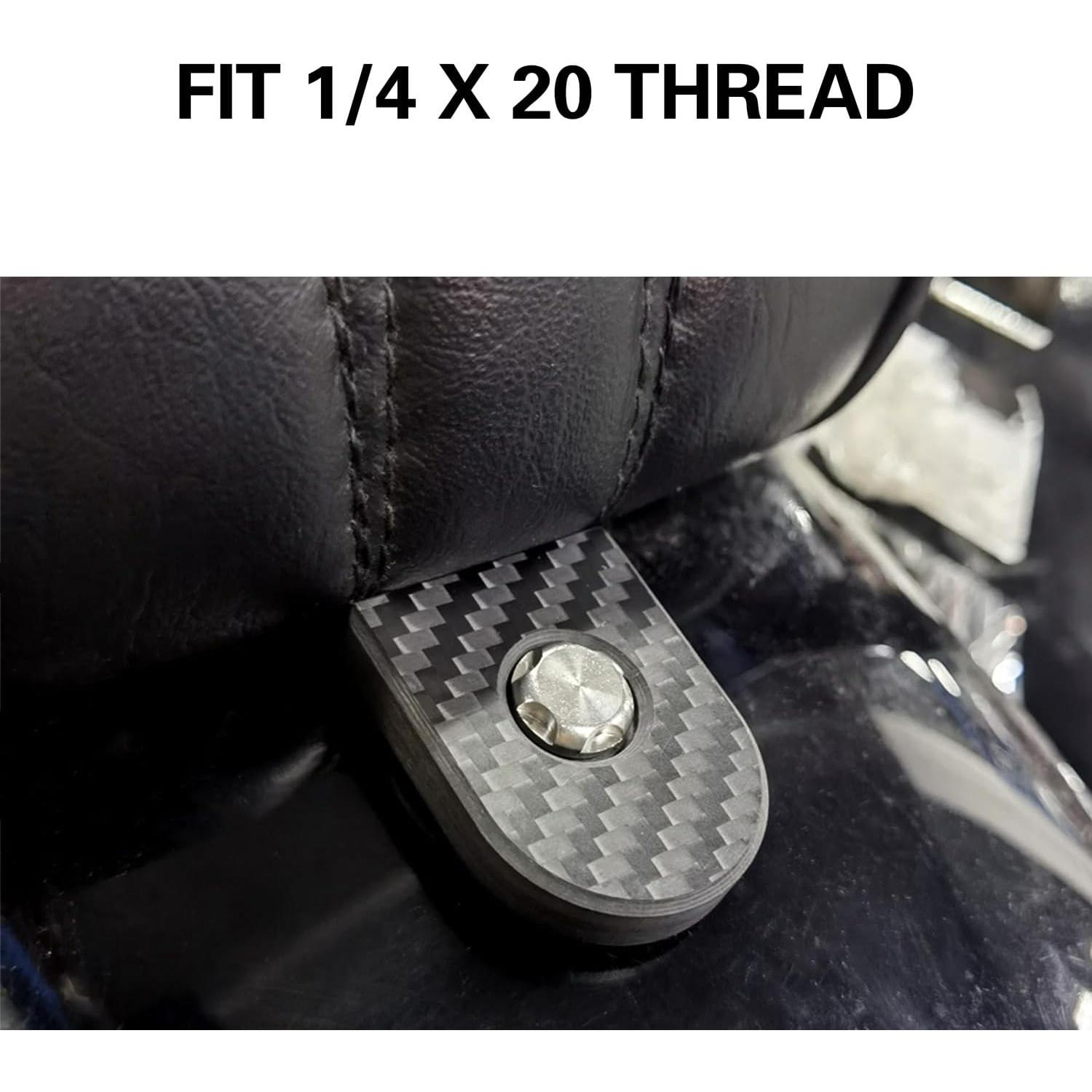 Tornillos de Asiento de Seguridad Unrestricted Walk - Antirrobo de Acero Inoxidable con Fibra de Carbono