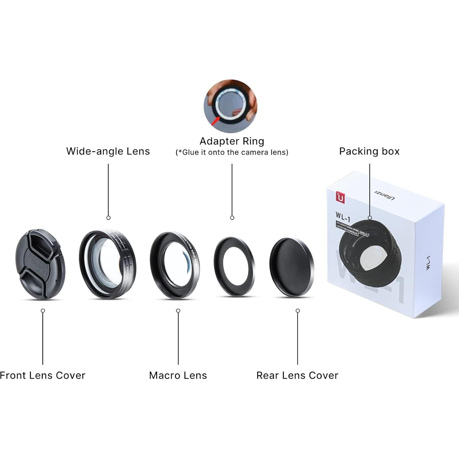 Lente Gran Angular 18mm y Macro 10X ULANZI para Sony ZV1