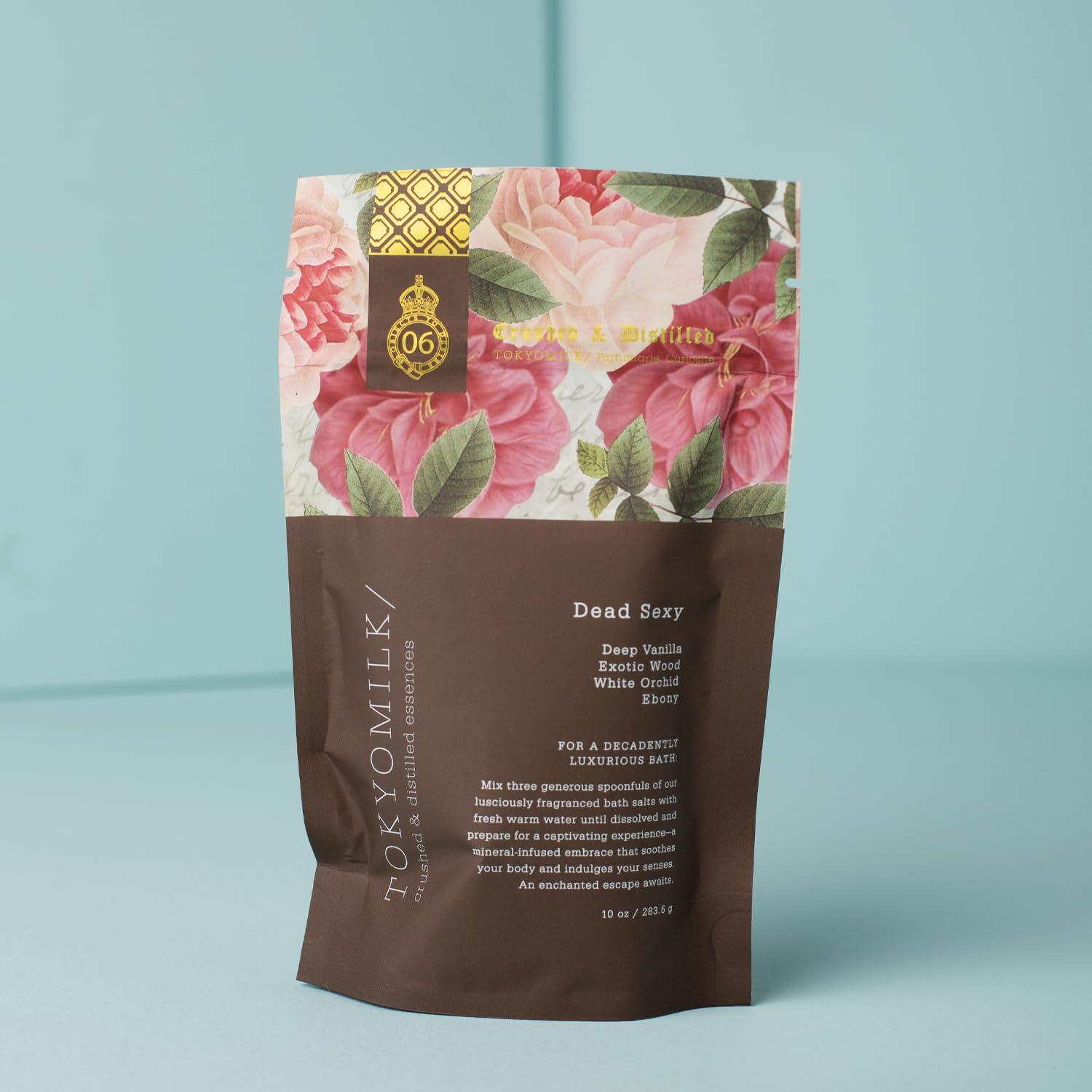 Sal de Baño TokyoMilk Muerto Sexy 283g - Vainilla y Ébano