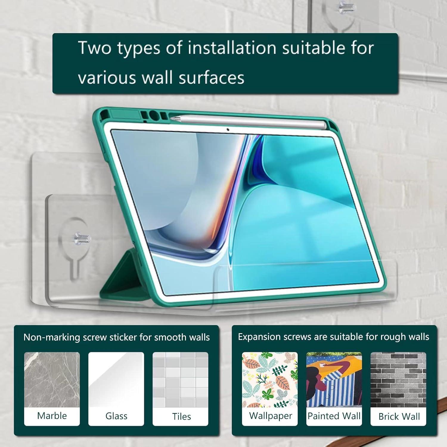 Estantes Acrílicos Flotantes DingCo 20x15 cm Paquete de 4