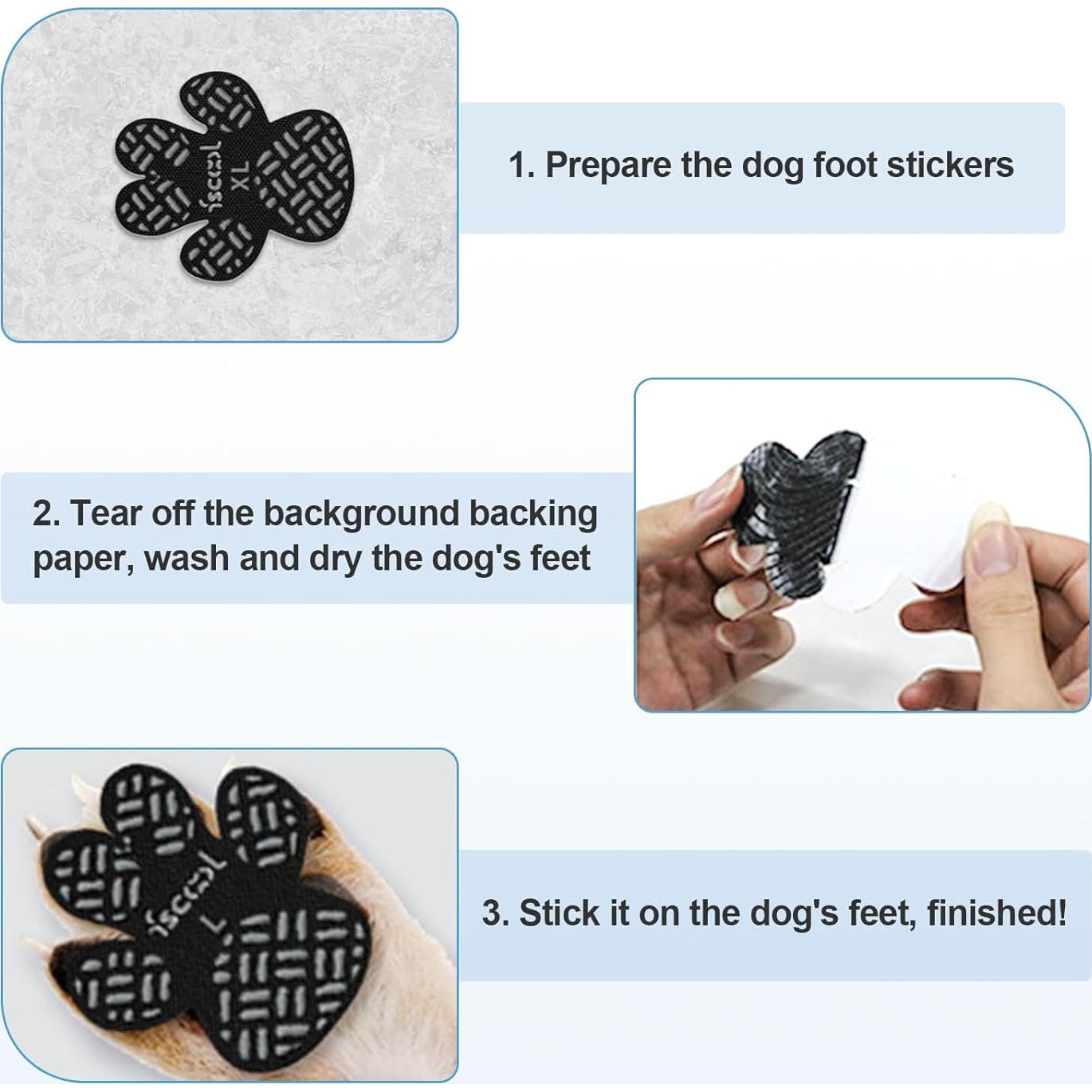 Alfombrillas Antideslizantes para Patas de Perro Shudyear L 12pcs