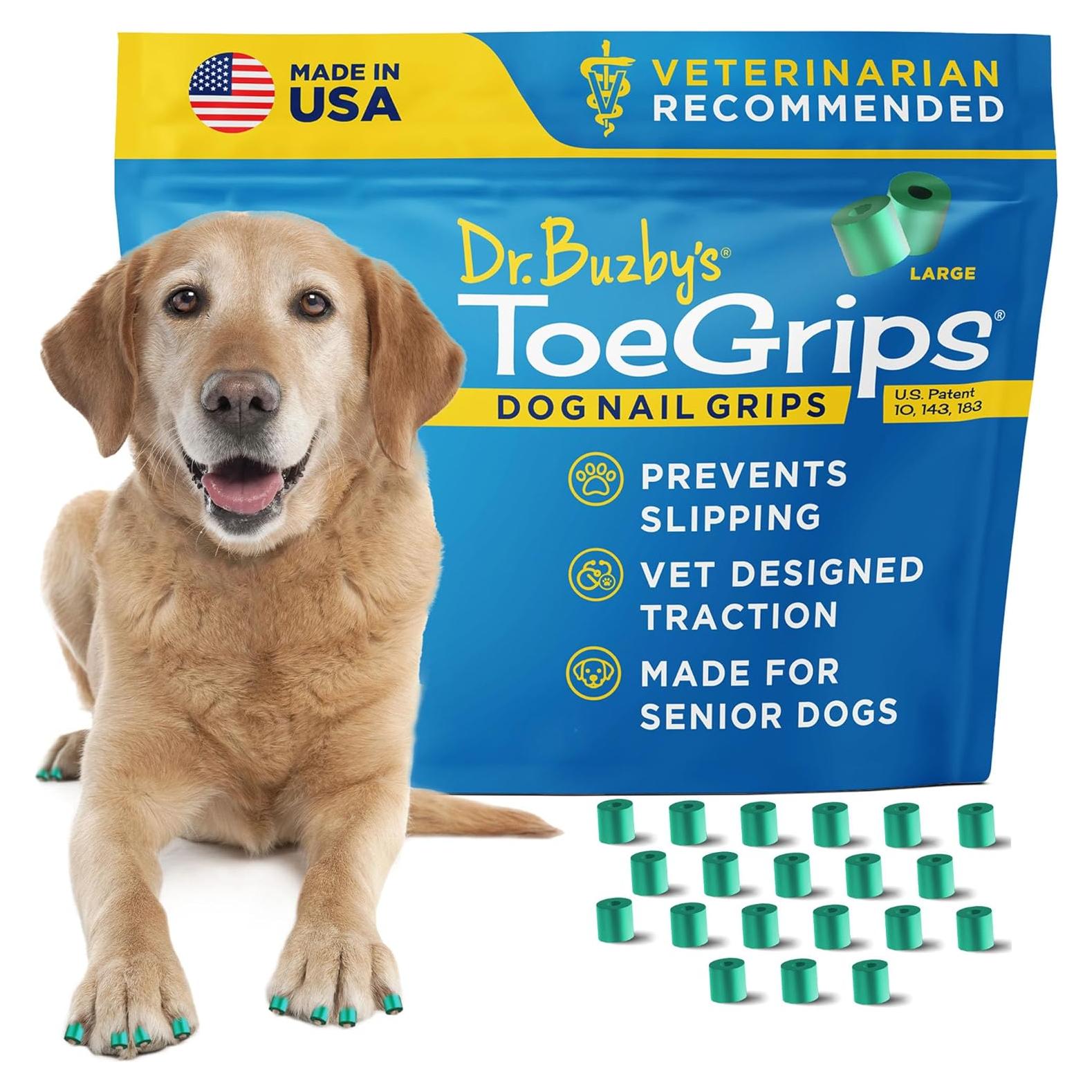 Agarradores Antideslizantes para Perros Dr. Buzby's ToeGrips Grande