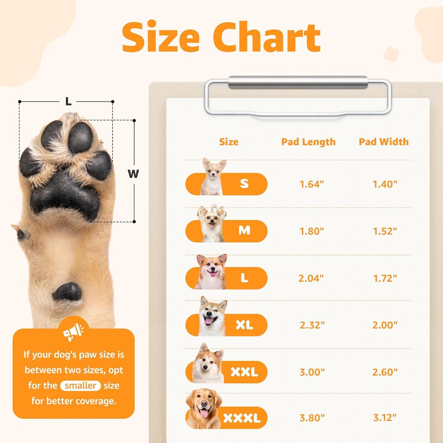 Protector de Patas para Perros LOOBANI XXL Negro Antideslizante