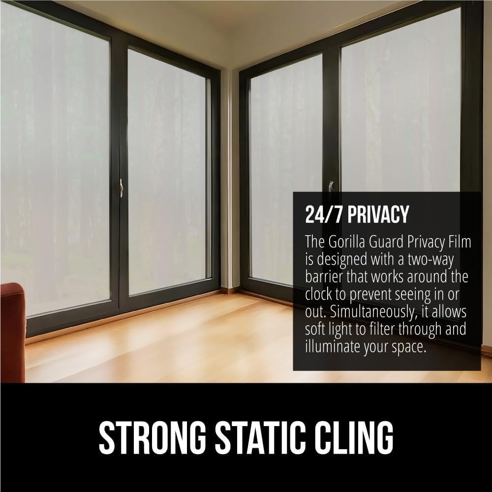 Película de Privacidad GORILLA GRIP 44.5x200.7 cm Vinilo