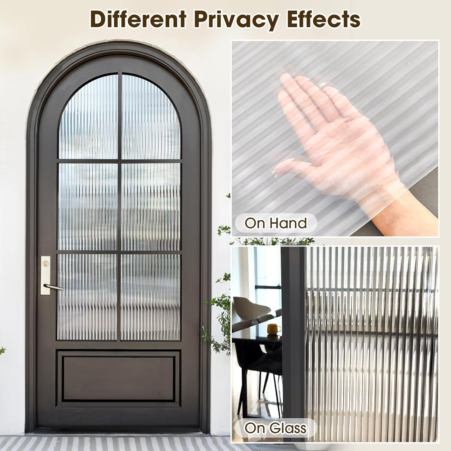 Película de Privacidad de Vidrio Estriado Coavas 44.5x200cm