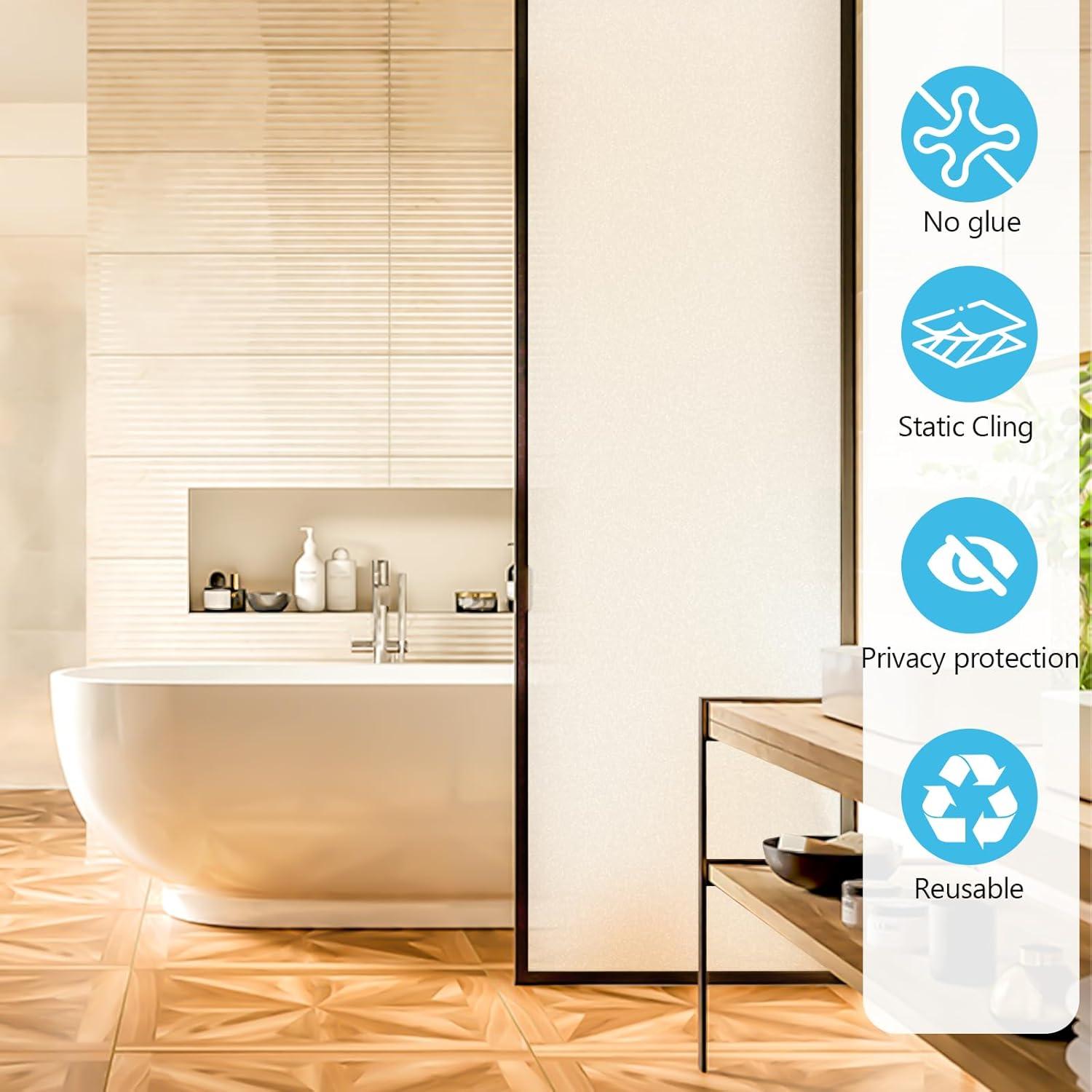 Película de Privacidad Esmerilada Bloss 44.5x200 cm UV