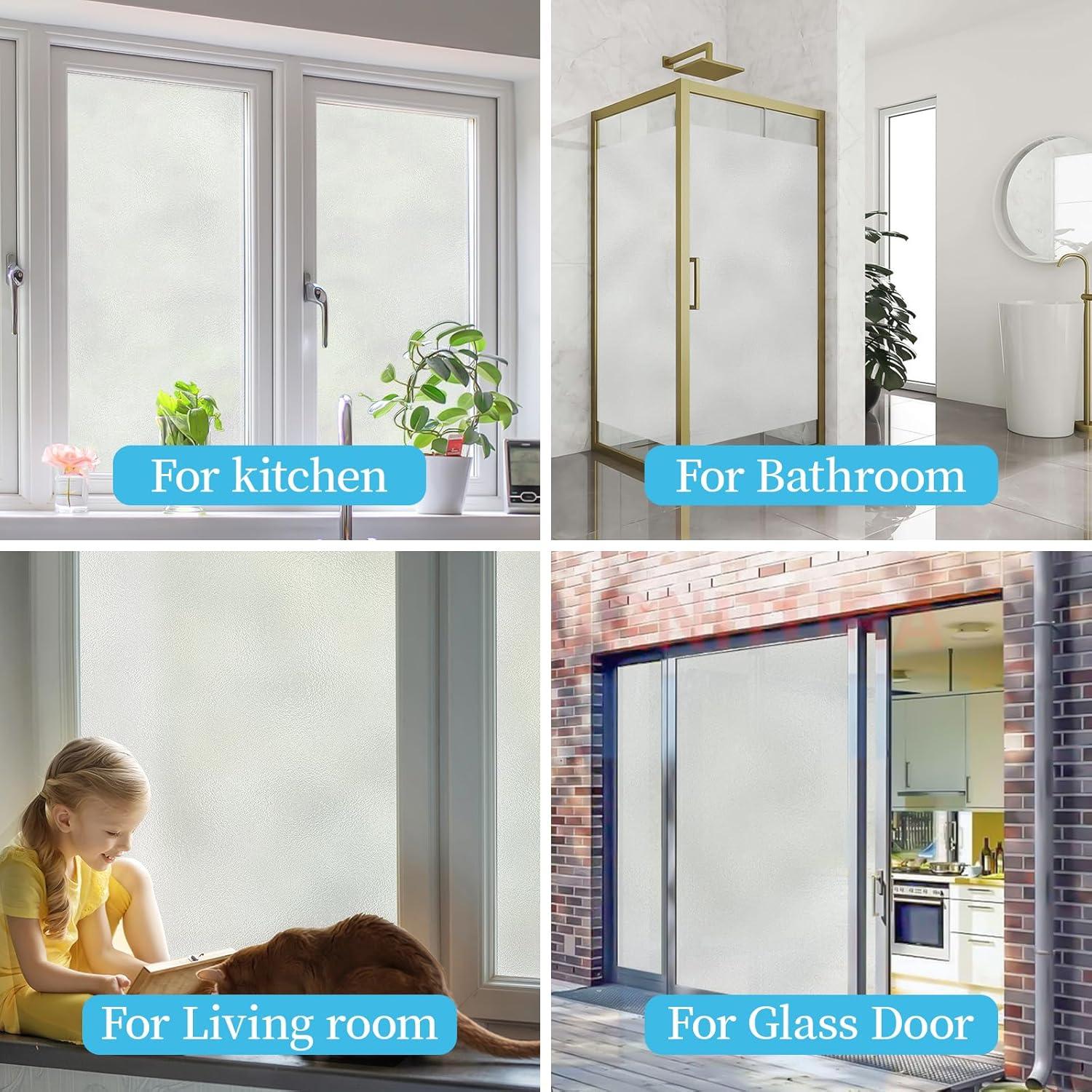 Película de Privacidad Esmerilada Bloss 44.5x200 cm UV