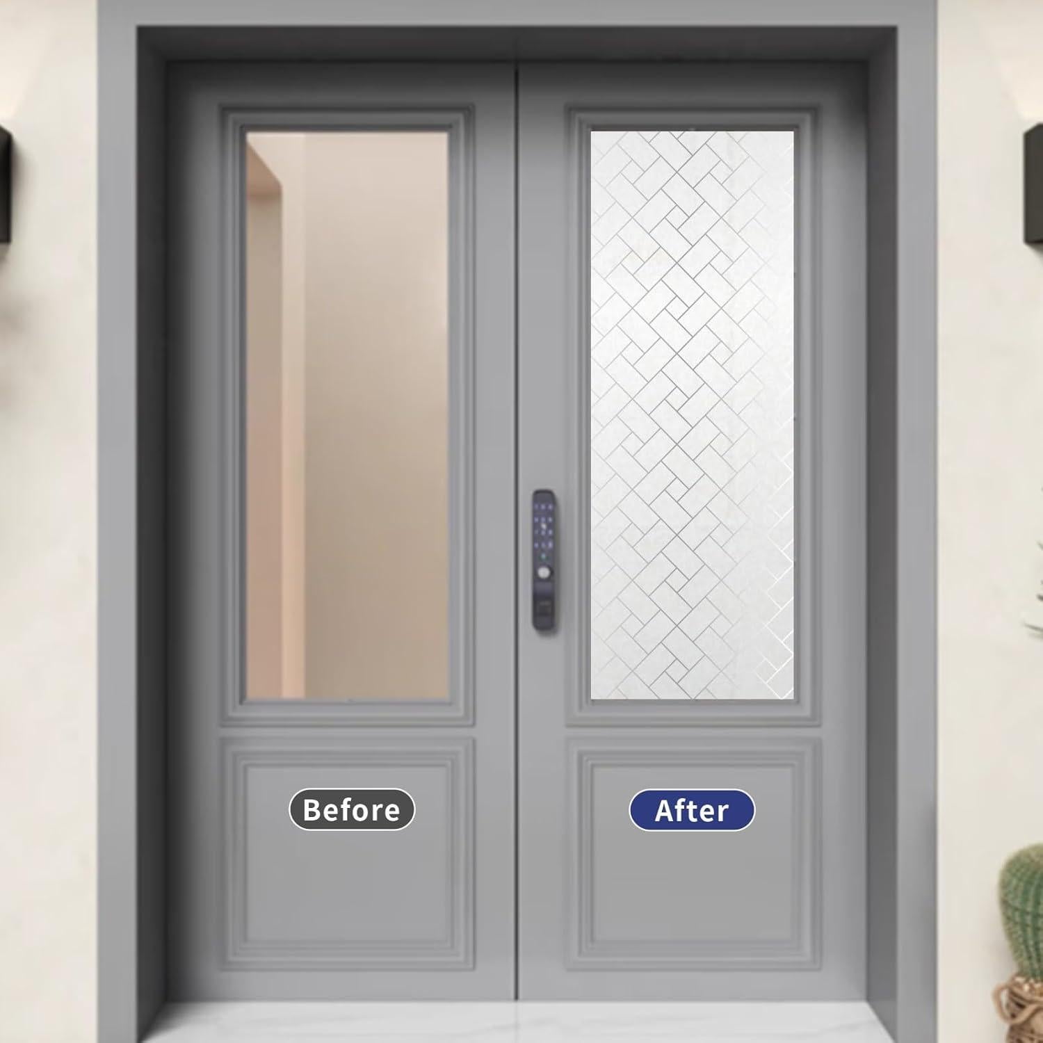 Película de Privacidad Estática GlowHome 44.5x199.4cm Esmerilada