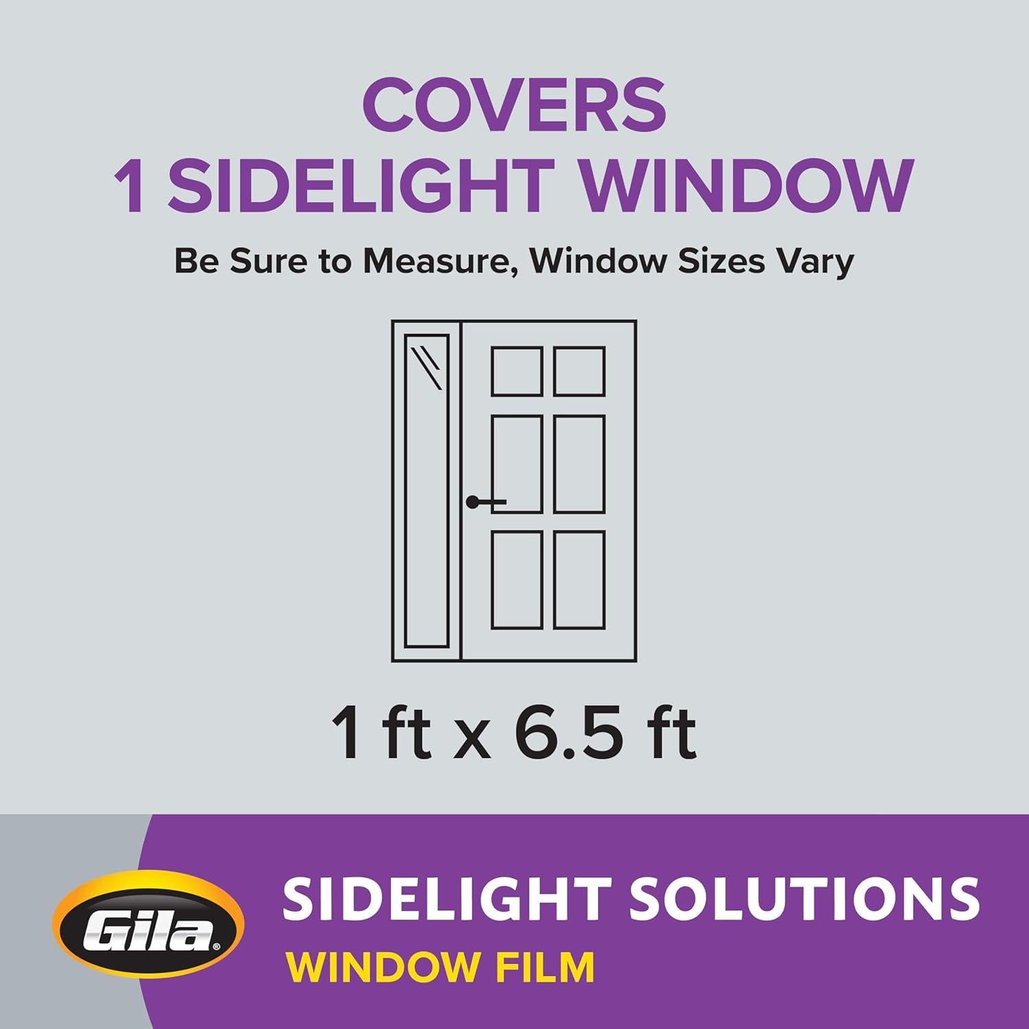 Película de Ventana Gila Esmerilada 0.6 m² Adherencia Estática