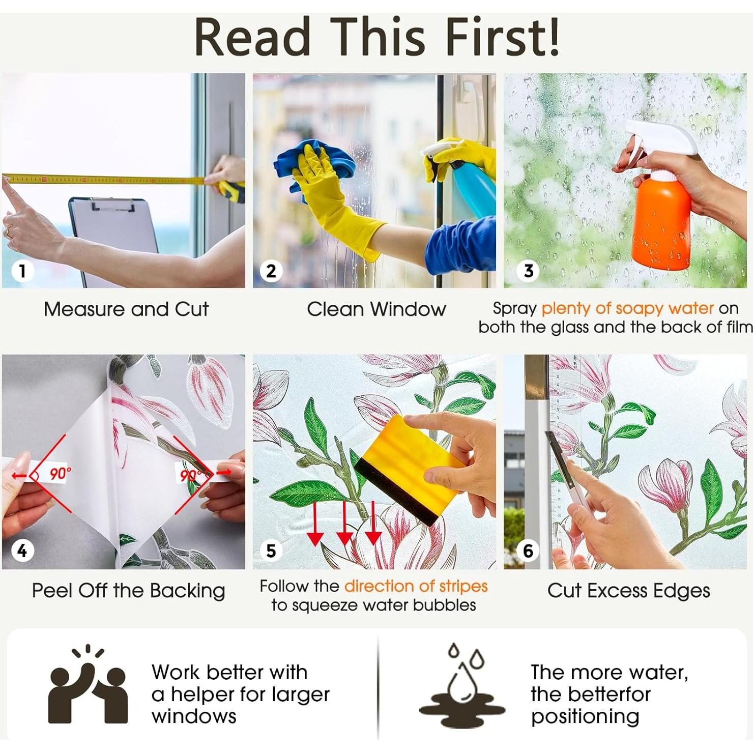 Película de Ventana Templada MASACORO 44.5x199.8cm Beige