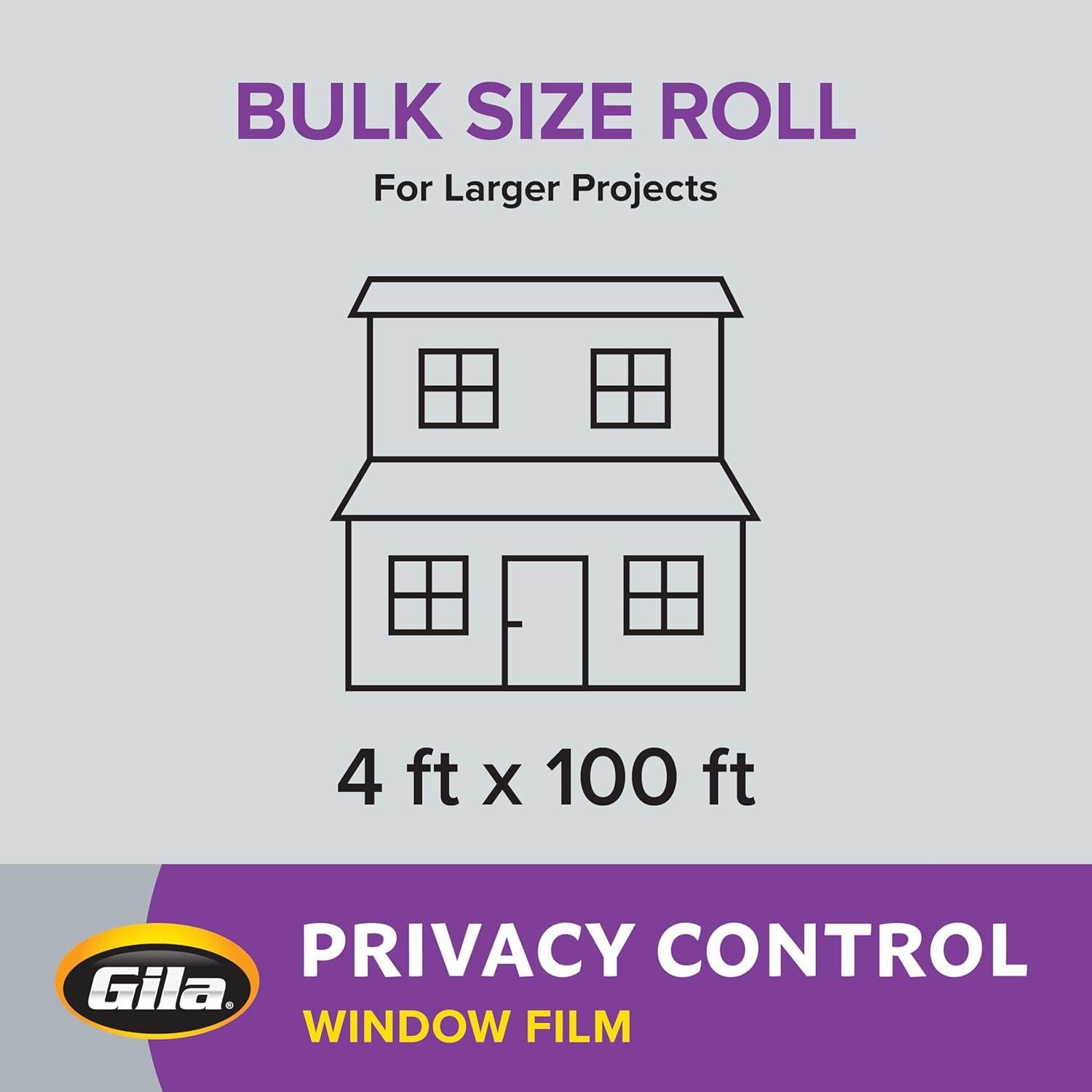 Película Adhesiva de Privacidad Gila Esmerilada 1.22m x 30.48m