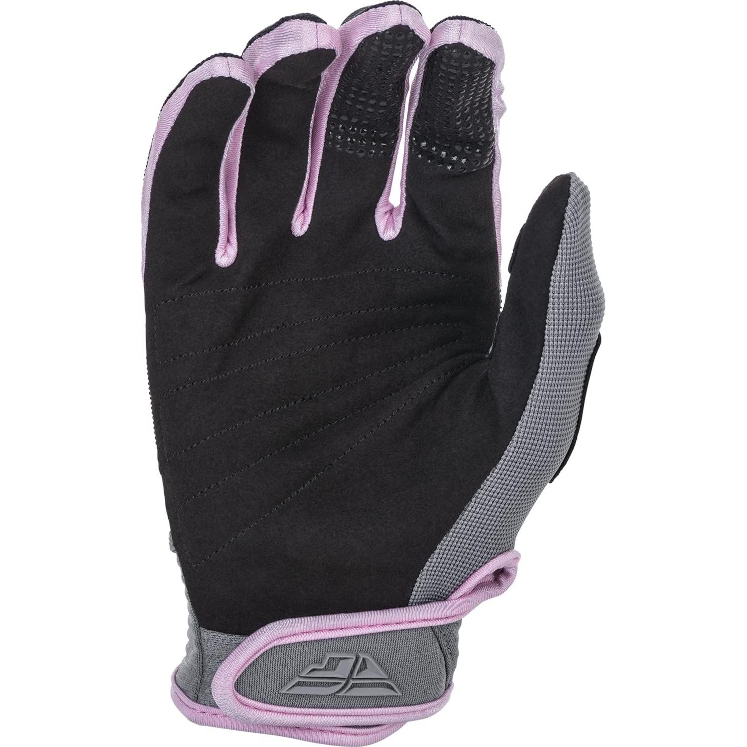 Guantes Fly Racing F-16 Adulto Gris/Negro/Rosa Pequeño