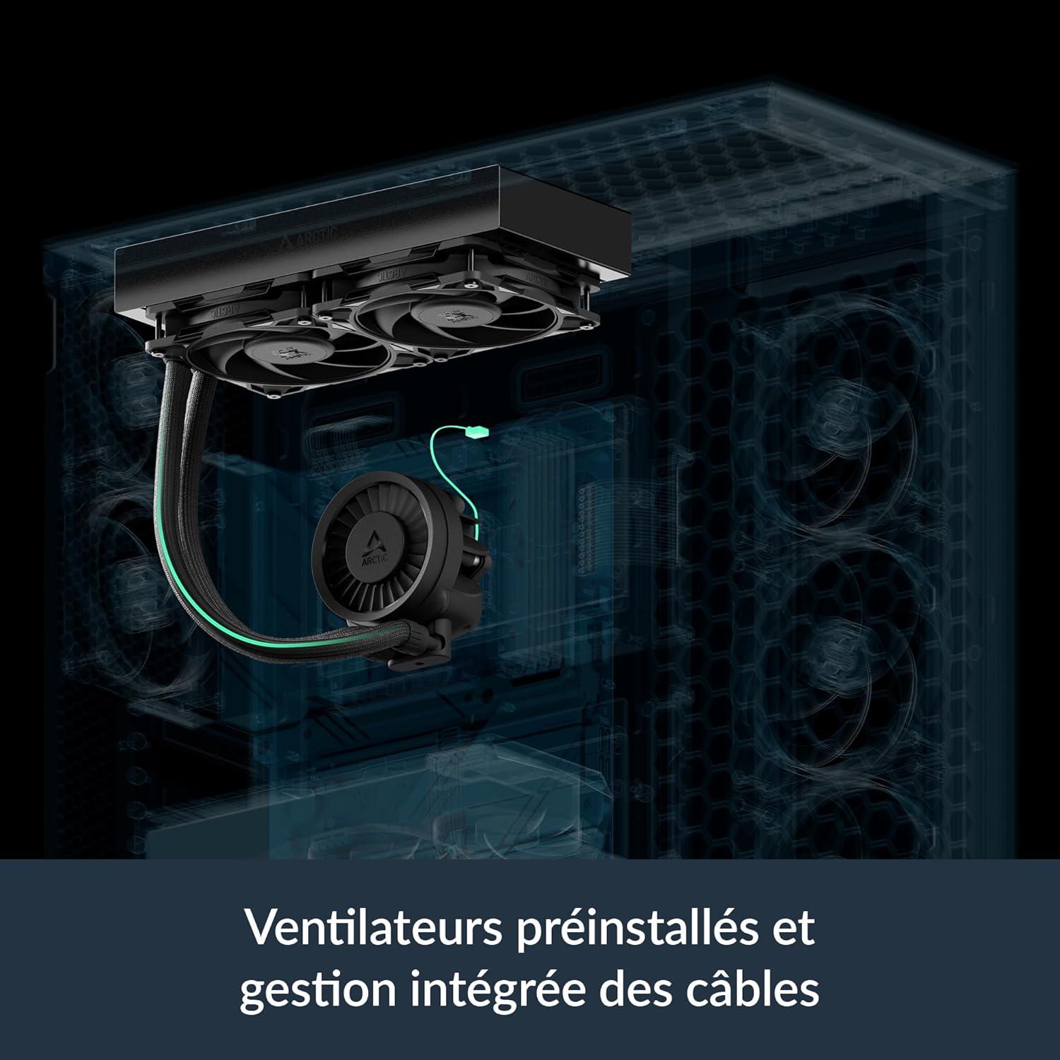 Enfriador de CPU AIO ARCTIC Liquid Freezer III Pro 240 mm - Negro