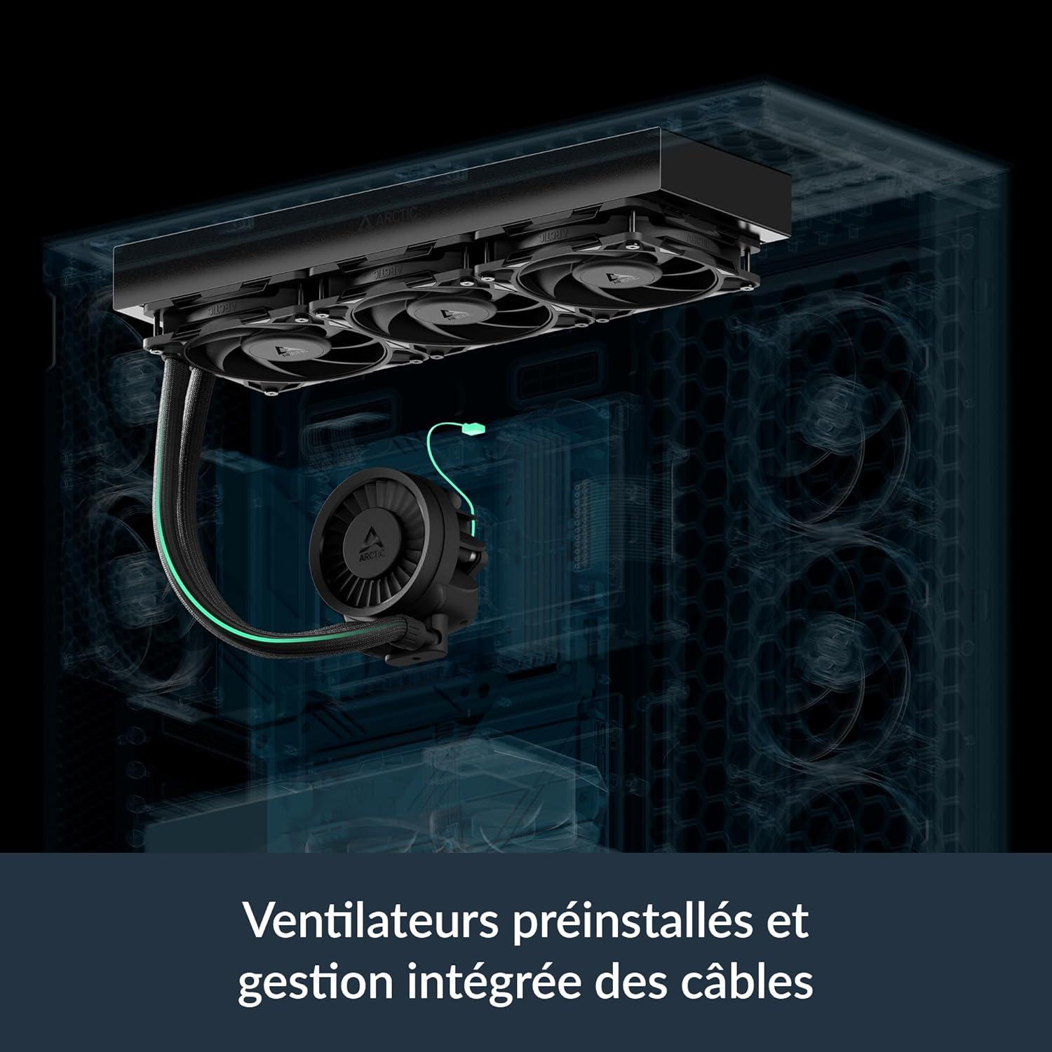 Enfriador de CPU AIO ARCTIC Liquid Freezer III Pro 360 - Negro