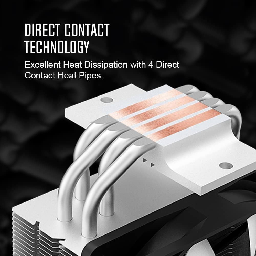 Enfriador de CPU ID-COOLING SE-214-XT ARGB 120mm 4 Tubos