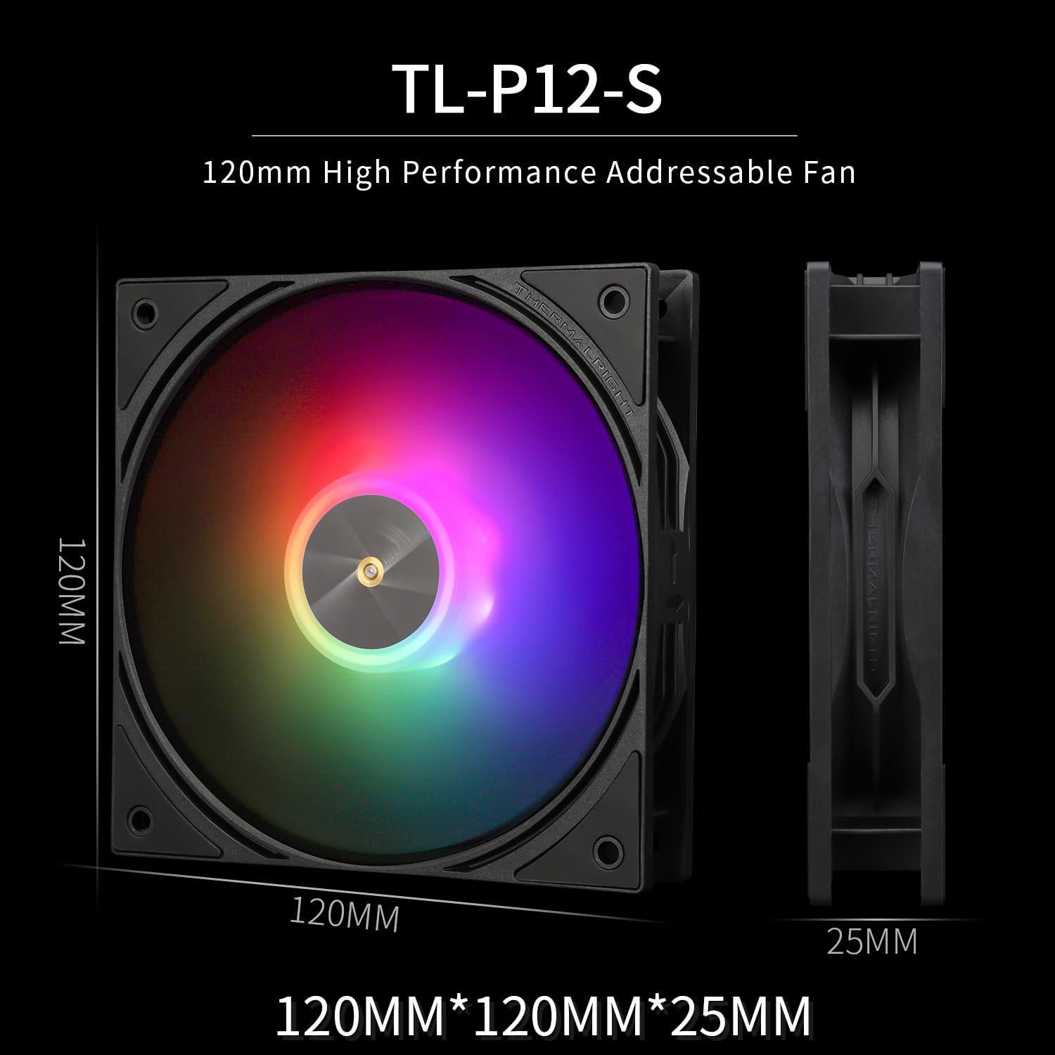 Enfriador de CPU Thermalright Asesino X 120R ARGB Negro 120mm