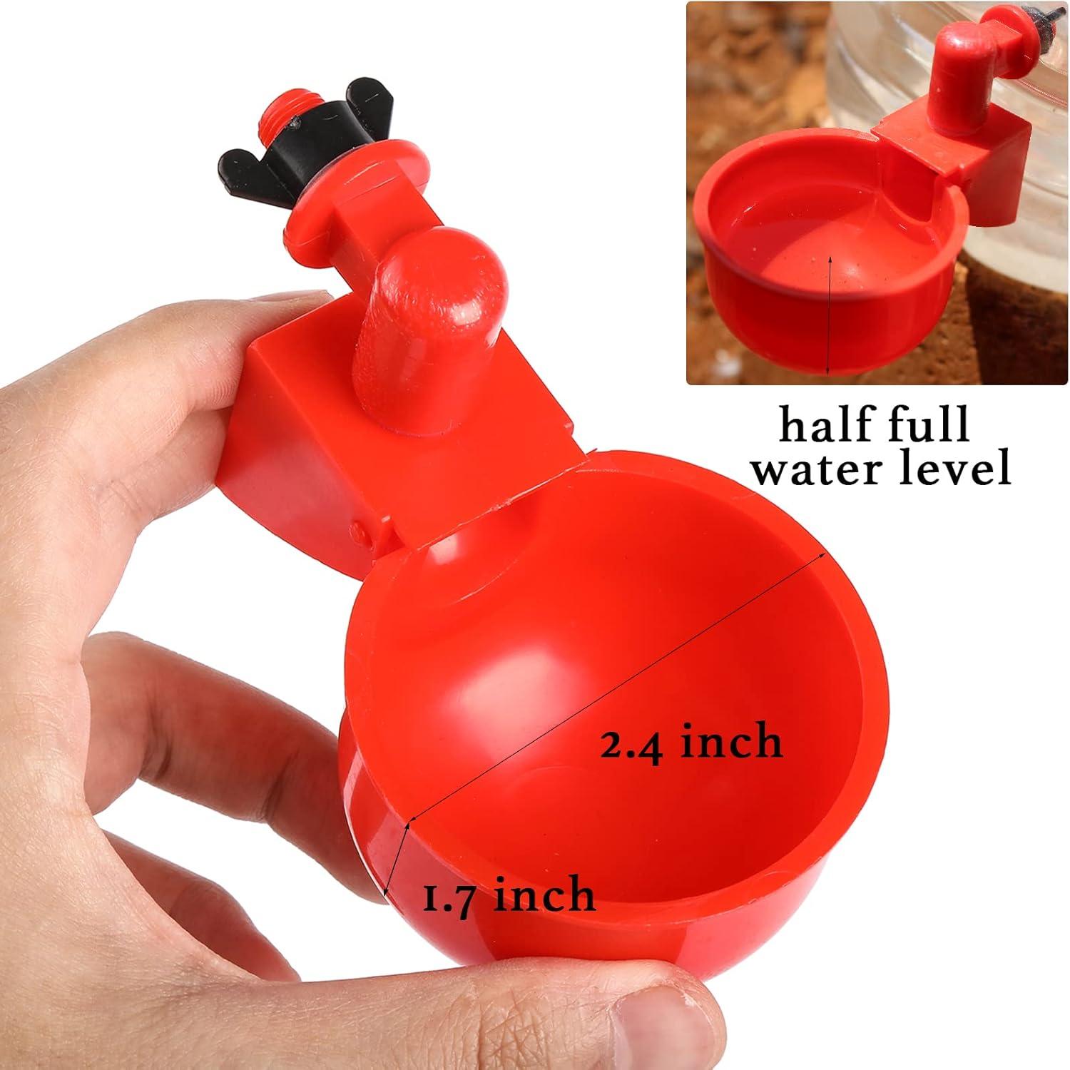 Tazas de Agua Automáticas VSSAW para Pollos - Paquete de 6