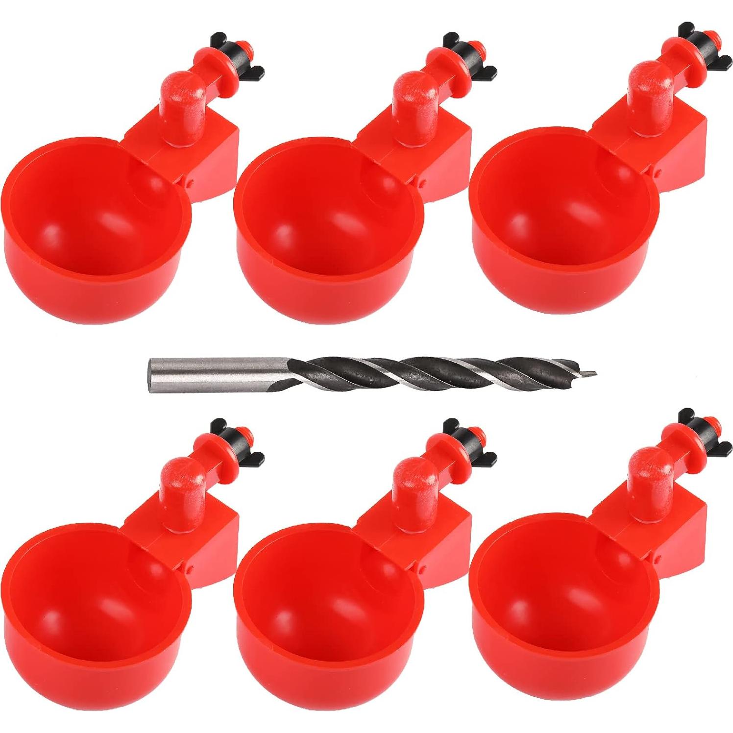 Tazas de Agua Automáticas VSSAW para Pollos - Paquete de 6