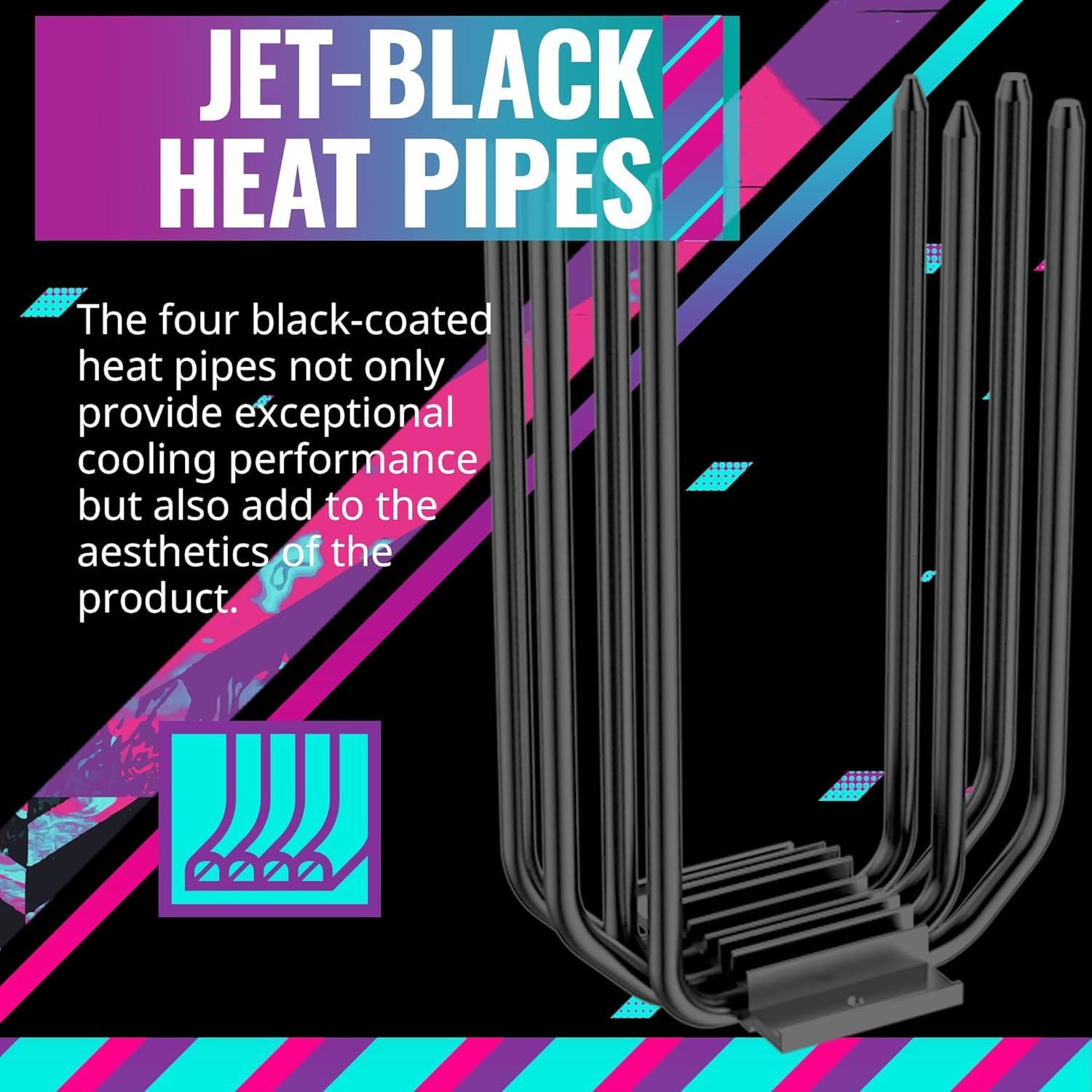 Cooler Master Hyper 212 Halo Negro Enfriador de CPU 154mm