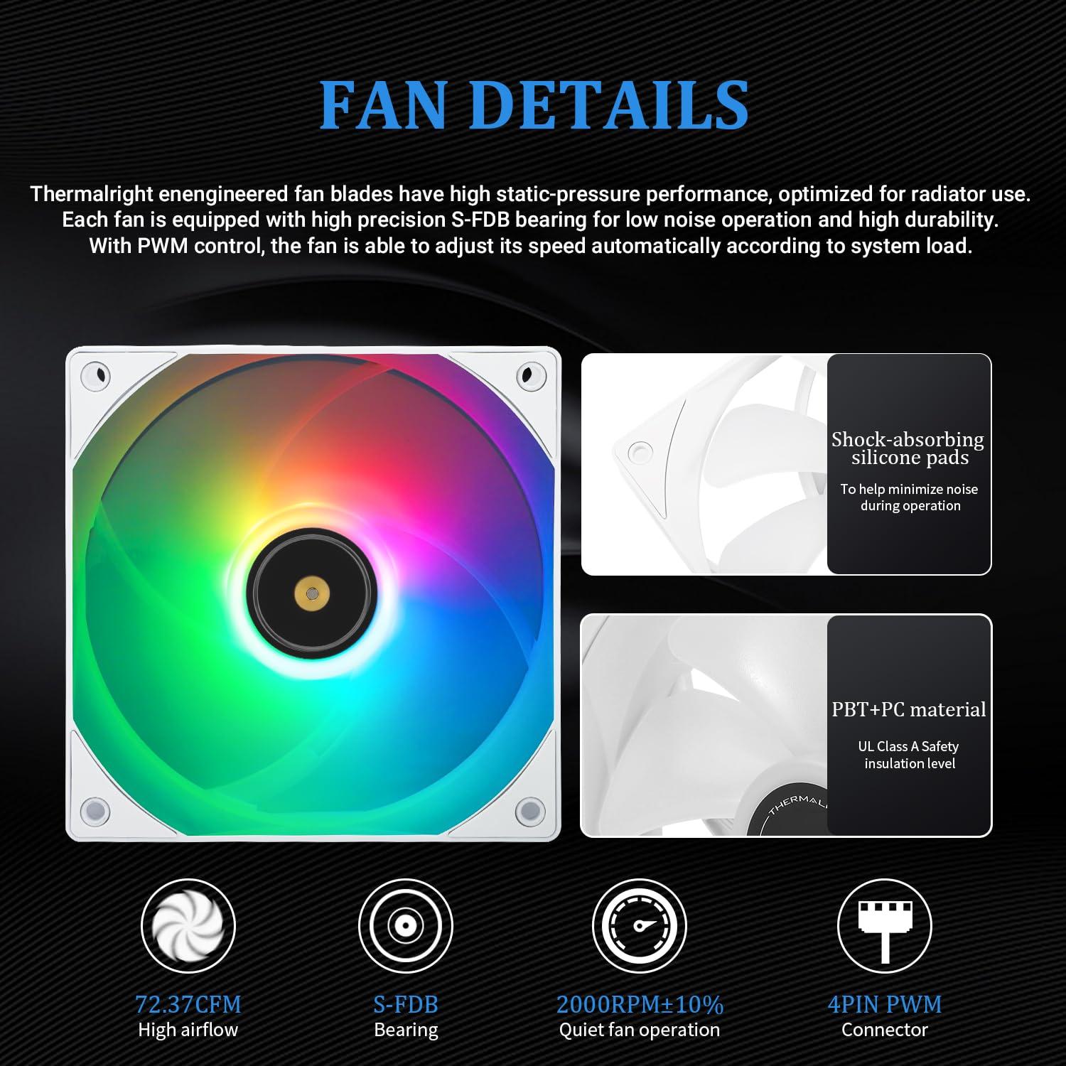 Enfriador líquido CPU Thermalright Frozen Notte 360 ARGB