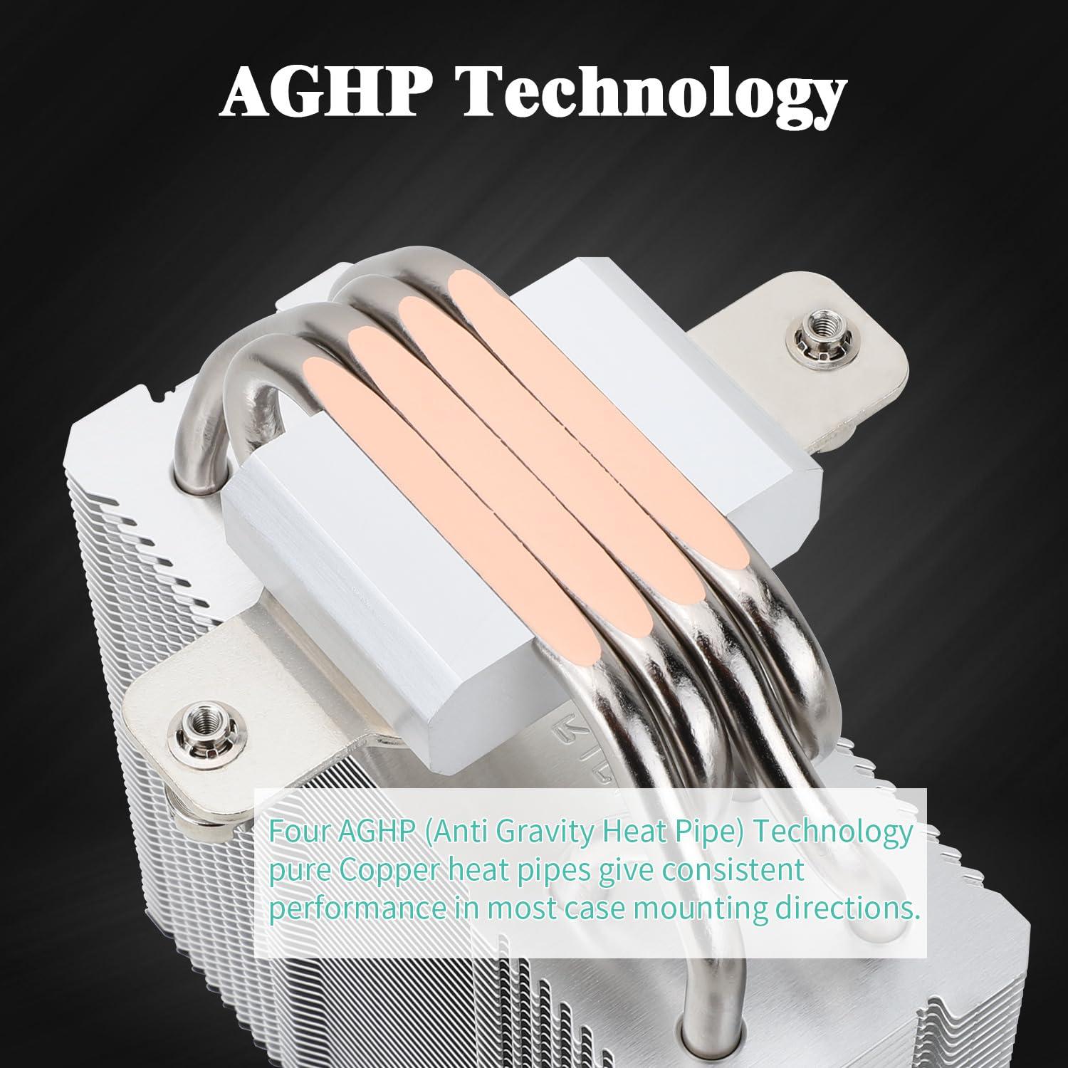 Enfriador de CPU Thermalright AX120 SE Plus, 120mm PWM, AMD/Intel